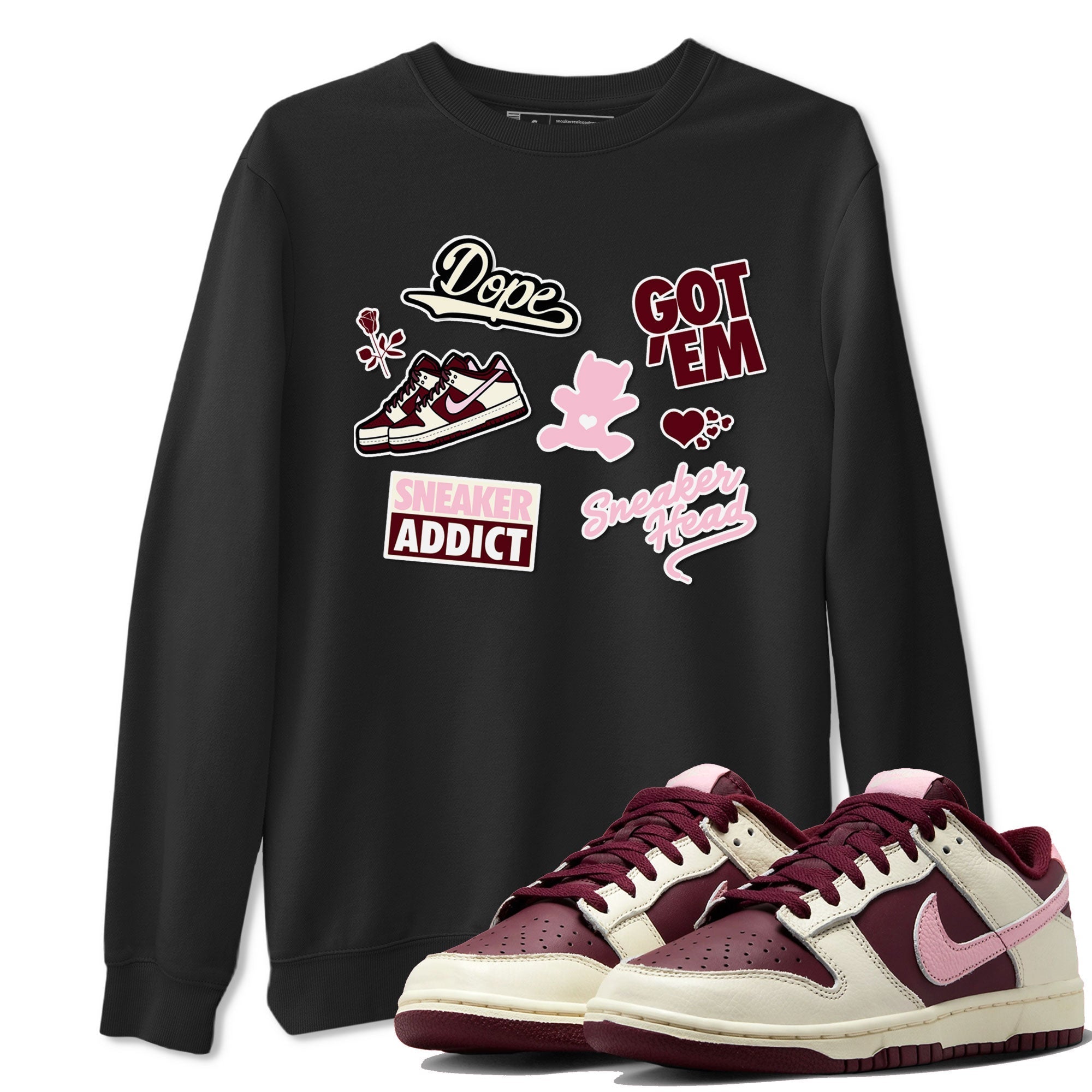 snkmatch Sticker snkmatch Tees - Dunk Valentines Day