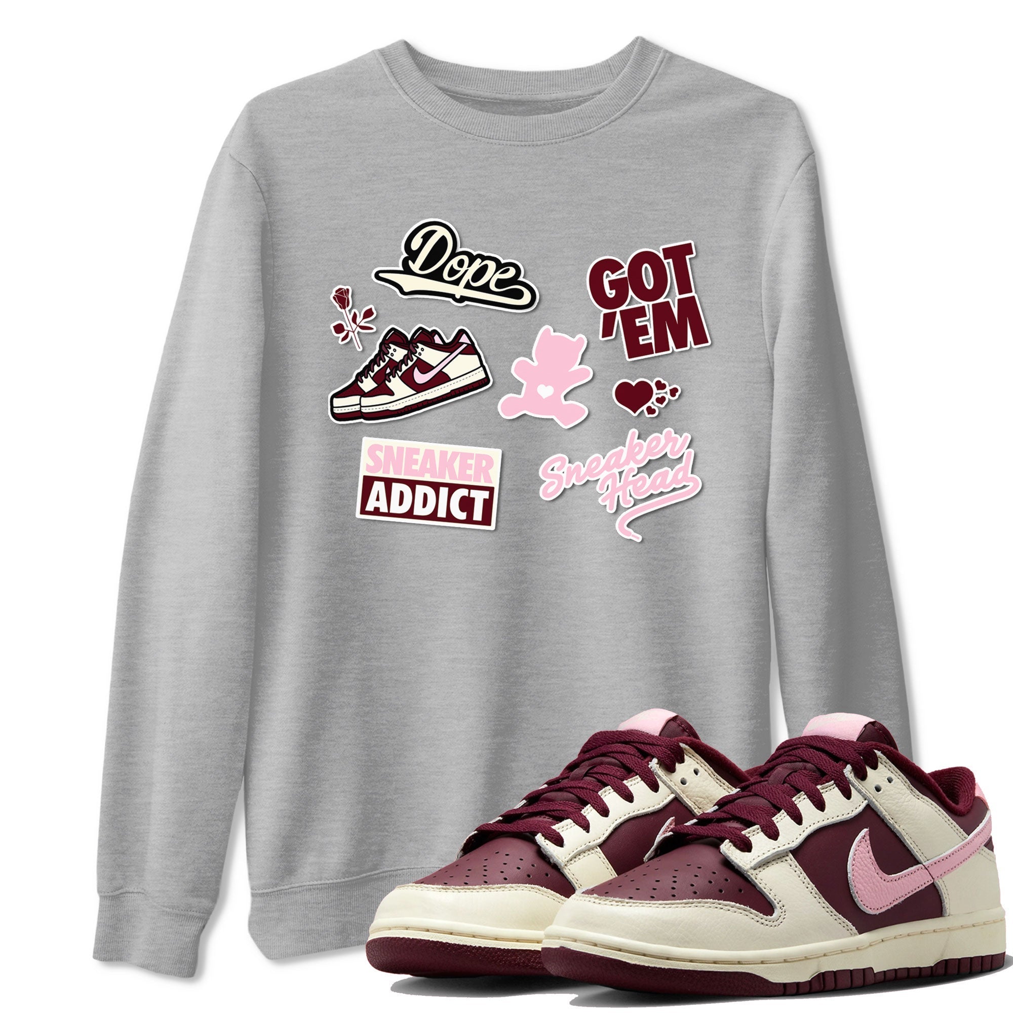 snkmatch Sticker snkmatch Tees - Dunk Valentines Day
