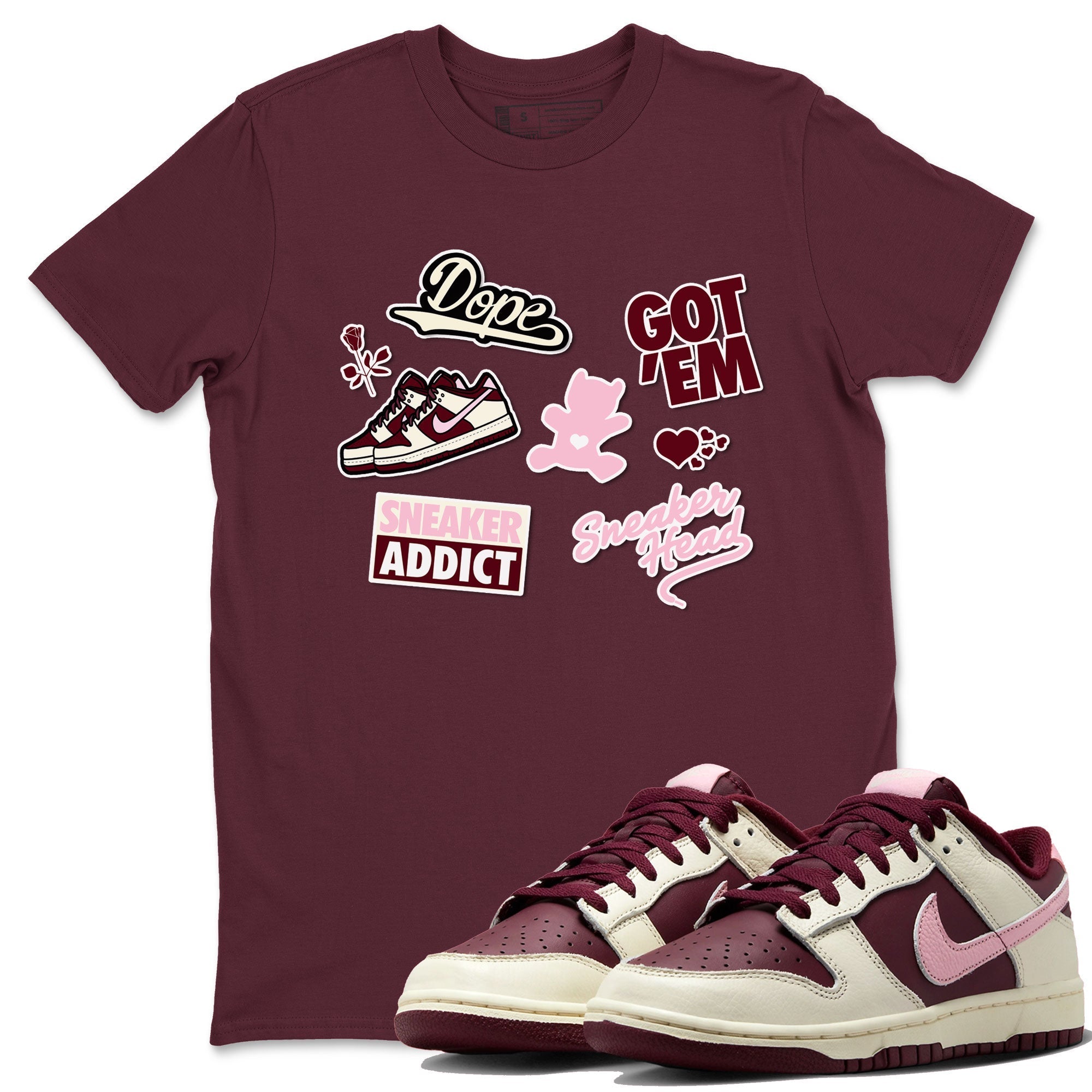 snkmatch Sticker snkmatch Tees - Dunk Valentines Day