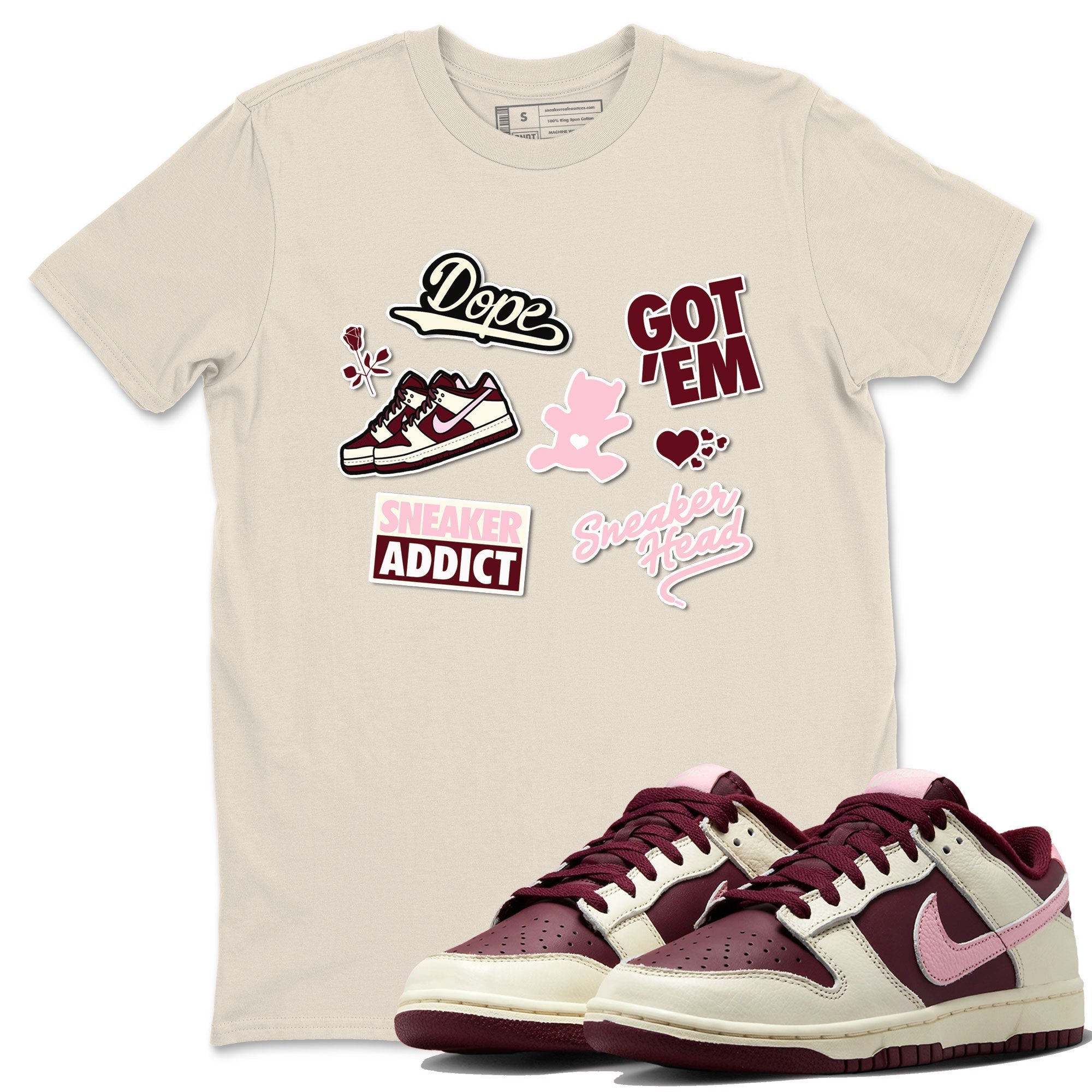 snkmatch Sticker snkmatch Tees - Dunk Valentines Day