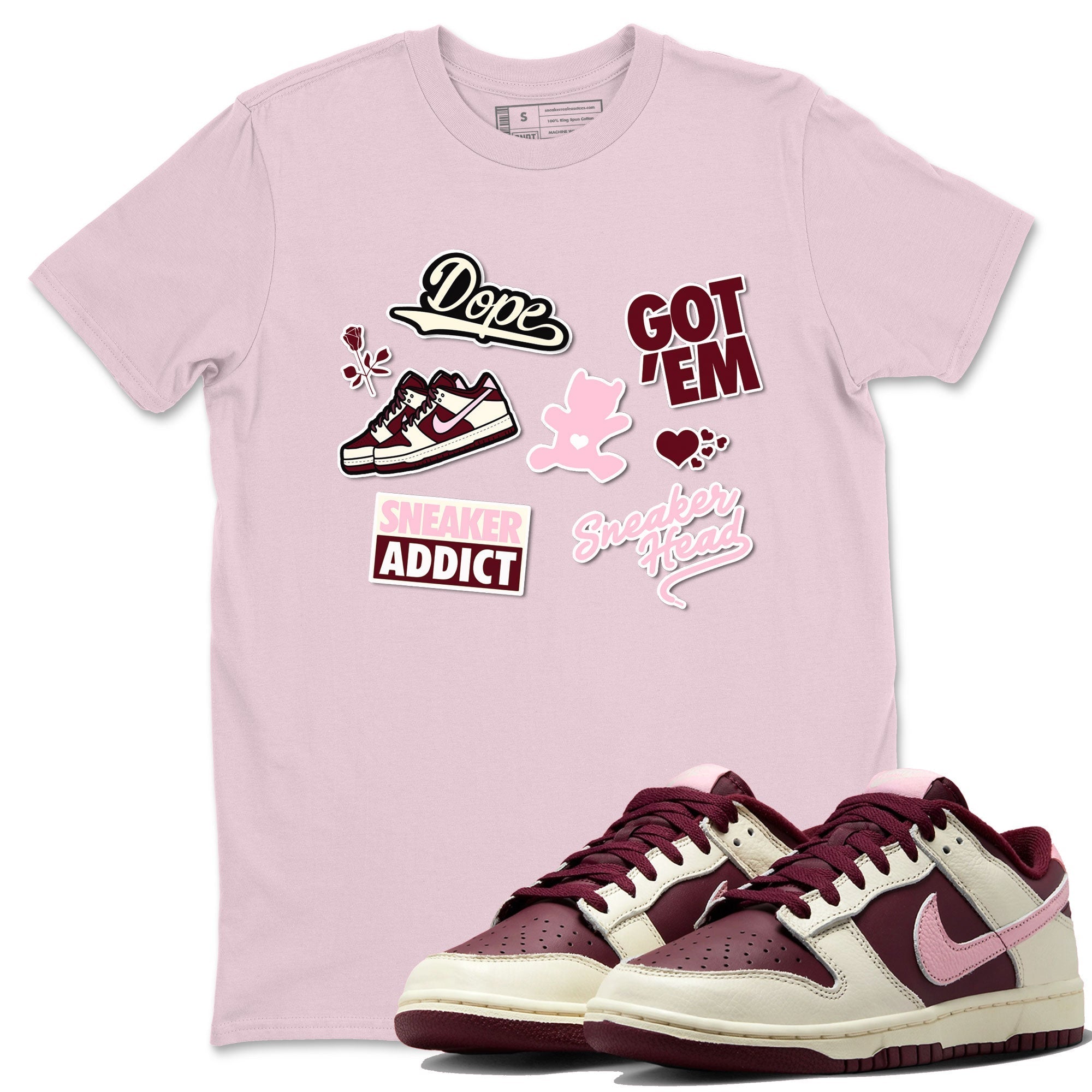 snkmatch Sticker snkmatch Tees - Dunk Valentines Day