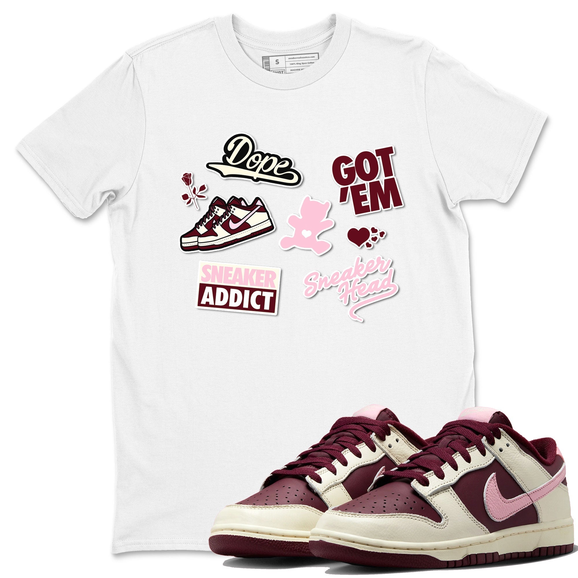 snkmatch Sticker snkmatch Tees - Dunk Valentines Day