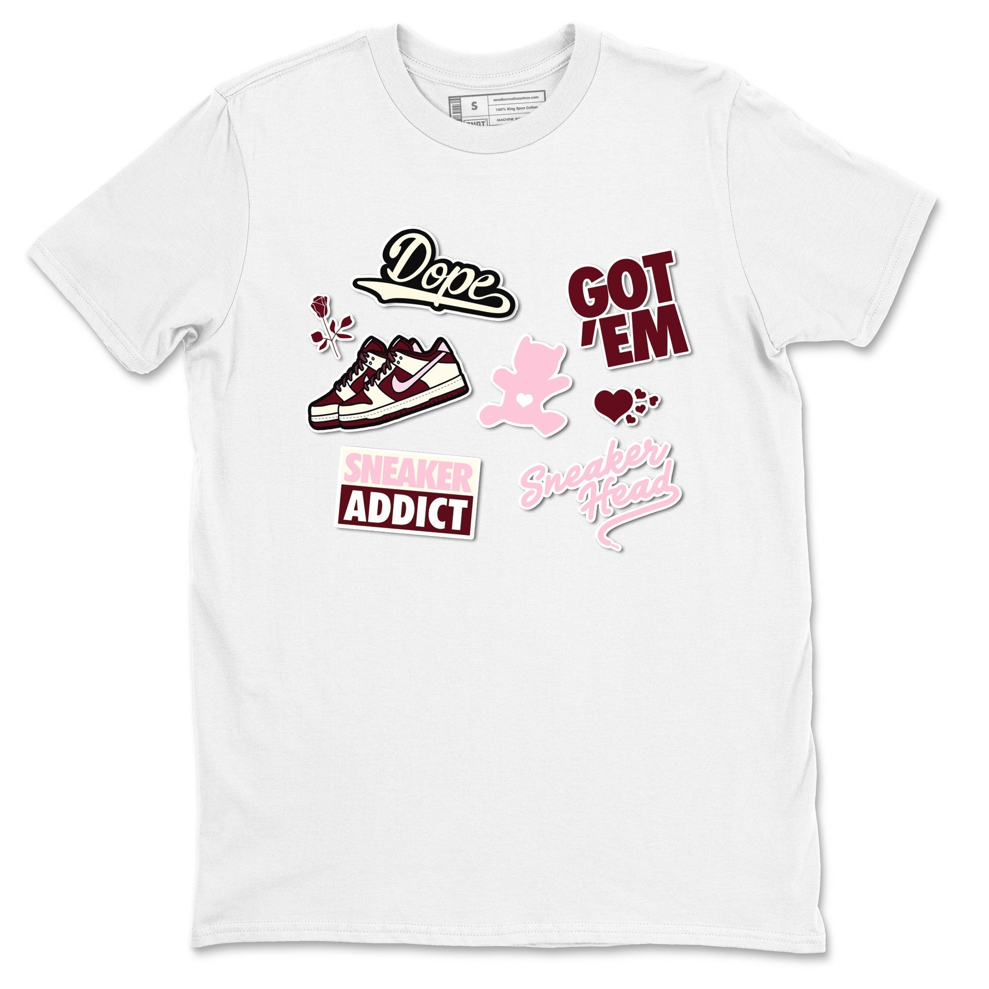 snkmatch Sticker snkmatch Tees - Dunk Valentines Day