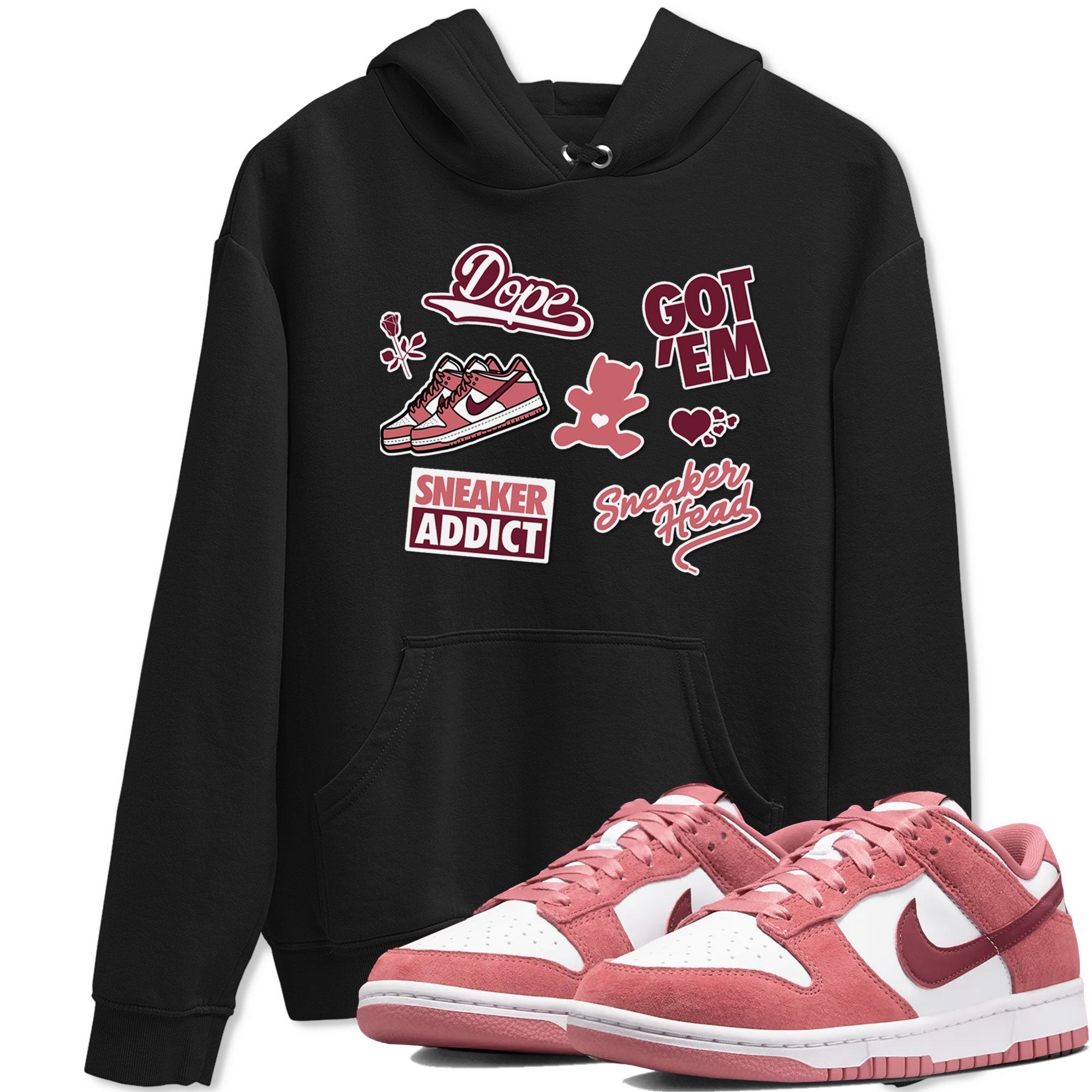 snkmatch Sticker snkmatch Tees - Dunk Valentines Day 2024