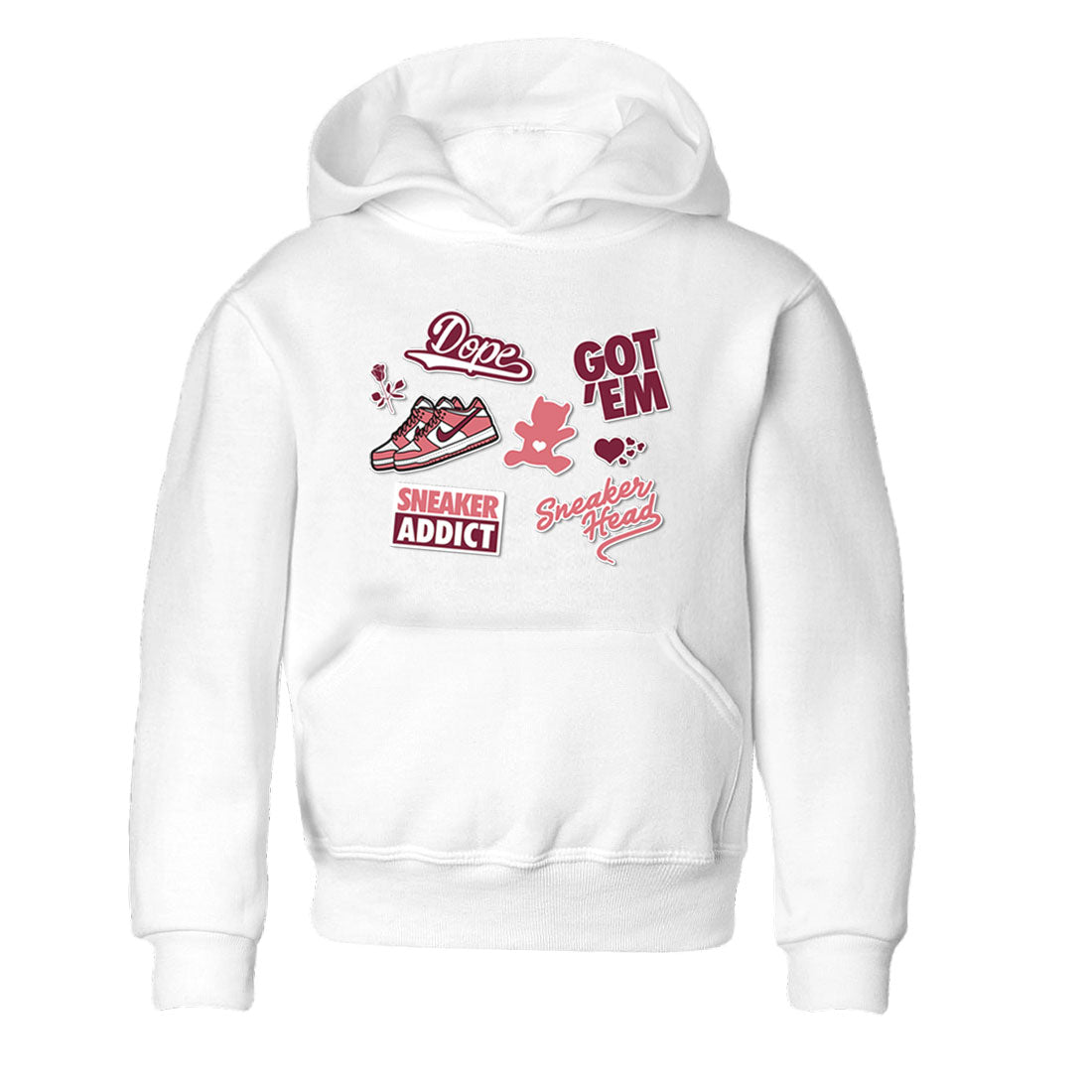 snkmatch Sticker snkmatch Tees Kids - Dunk Valentines Day 2024