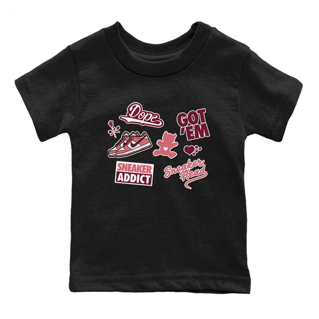 snkmatch Sticker snkmatch Tees Kids - Dunk Valentines Day 2024