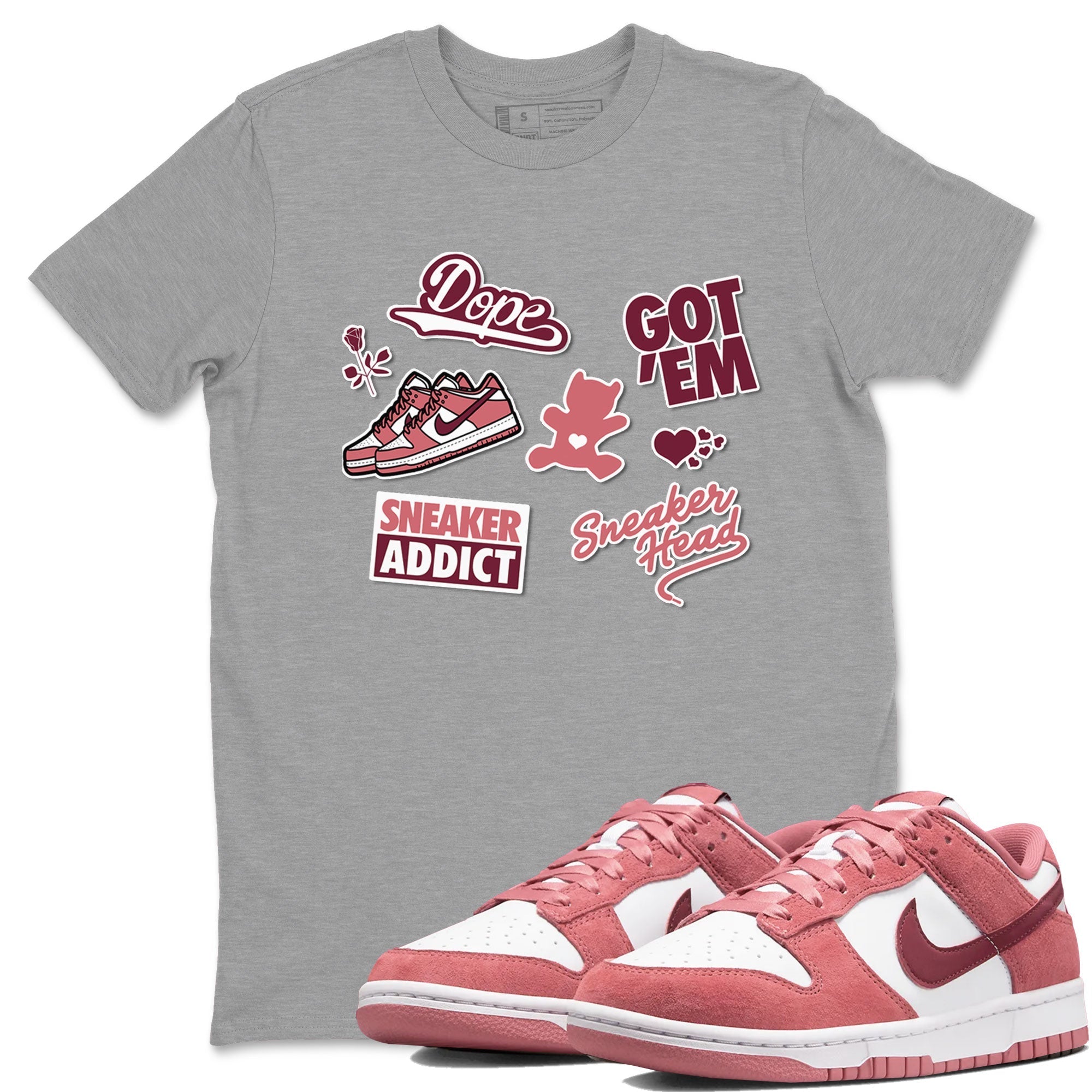snkmatch Sticker snkmatch Tees - Dunk Valentines Day 2024