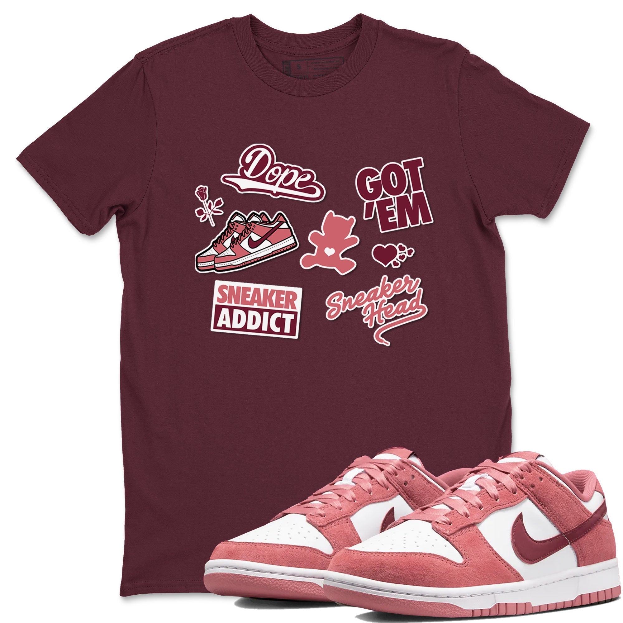 snkmatch Sticker snkmatch Tees - Dunk Valentines Day 2024