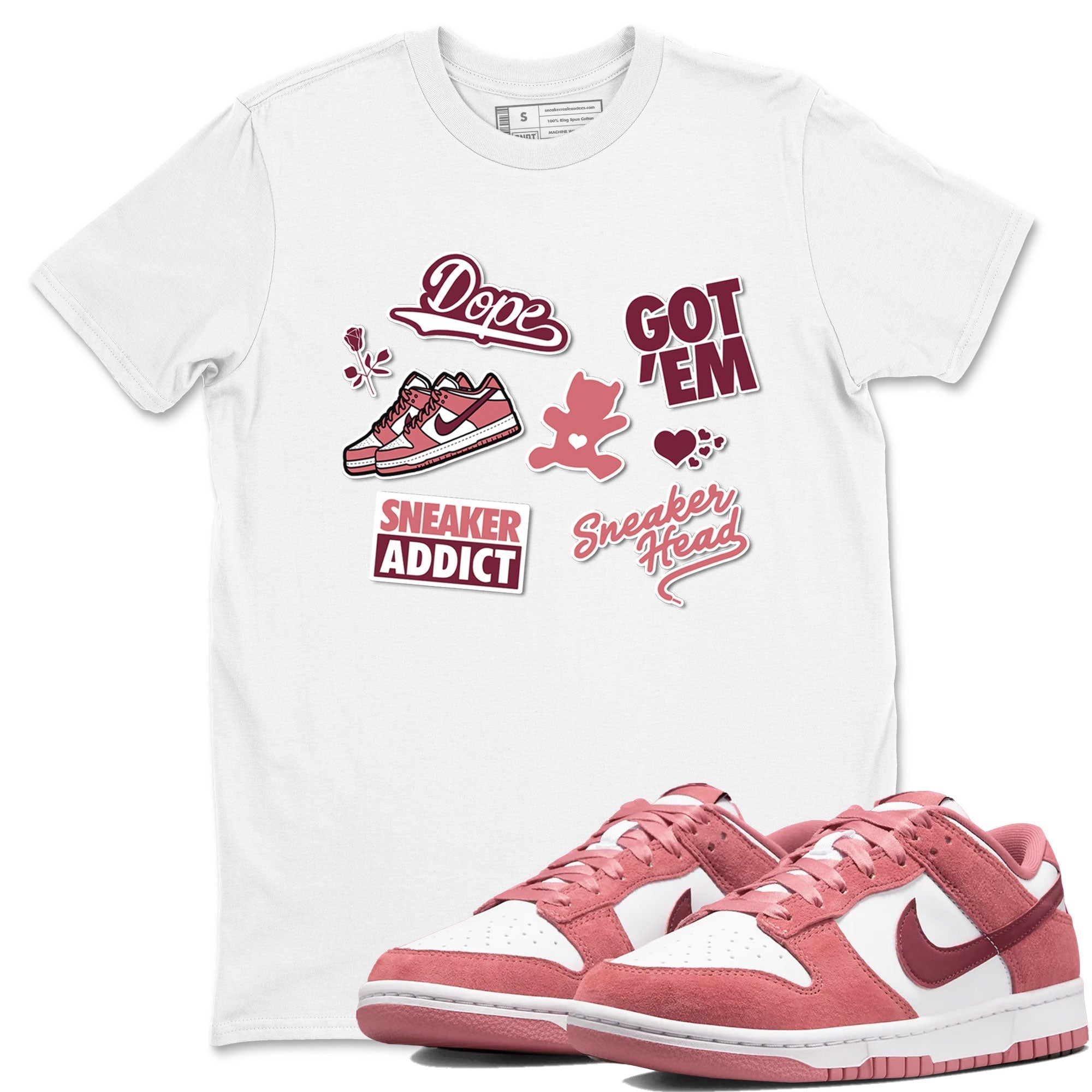 snkmatch Sticker snkmatch Tees - Dunk Valentines Day 2024