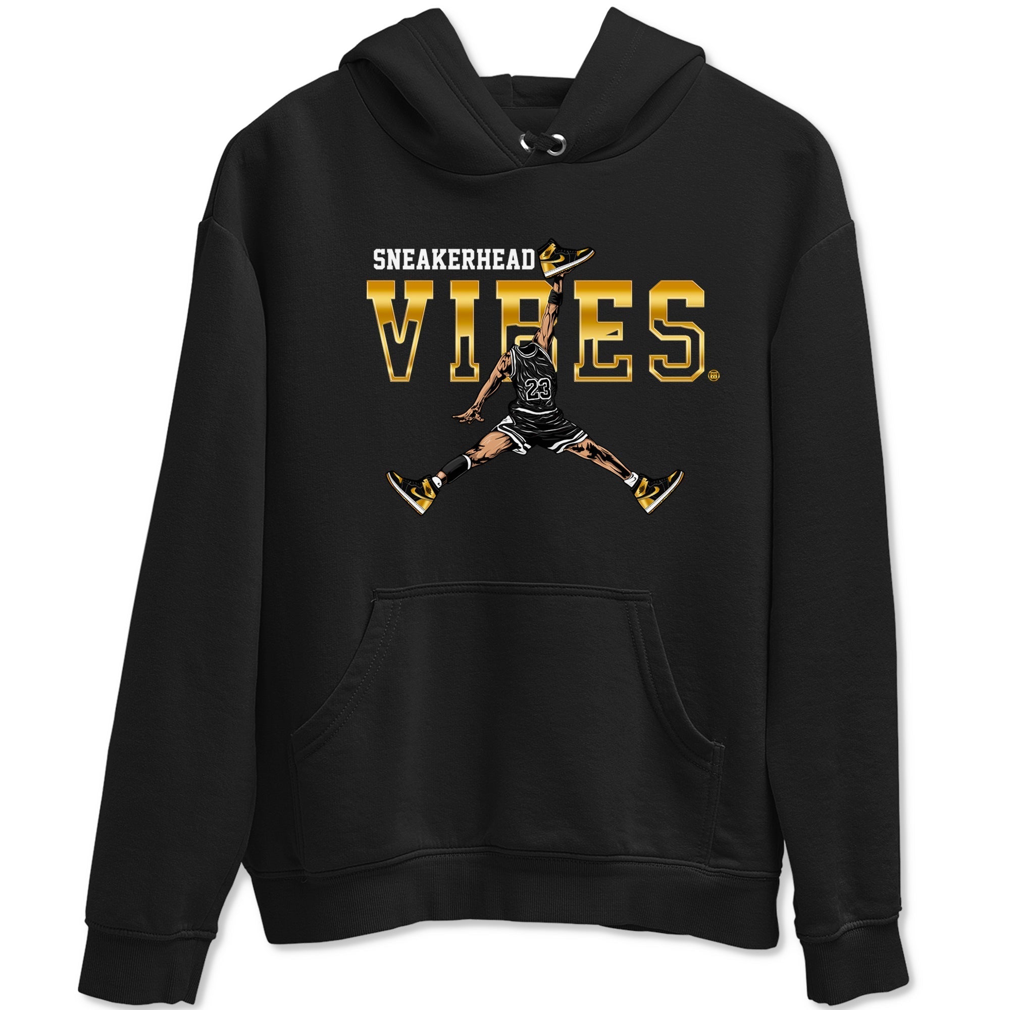 snkmatch Vibes snkmatch Tees - Air Jordan 1 Black Metallic Gold