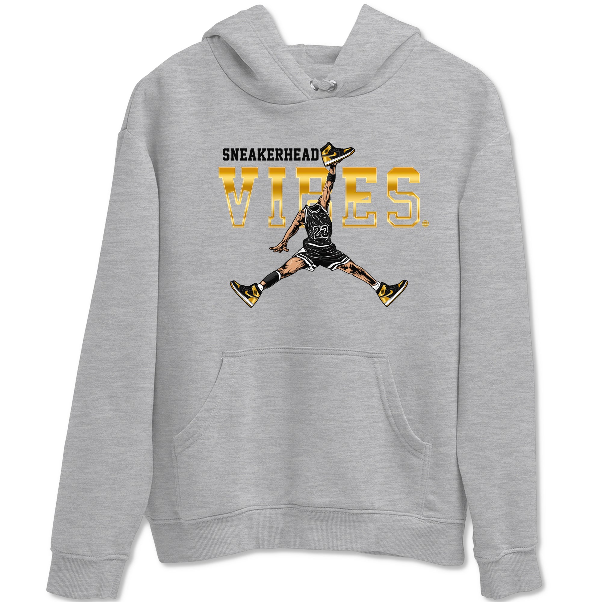 snkmatch Vibes snkmatch Tees - Air Jordan 1 Black Metallic Gold