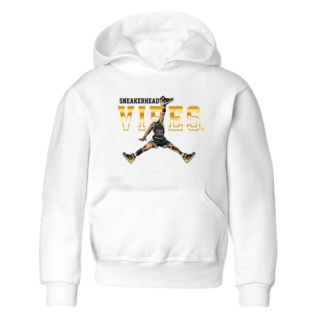 snkmatch Vibes snkmatch Tees Kids - Air Jordan 1 Black Metallic Gold