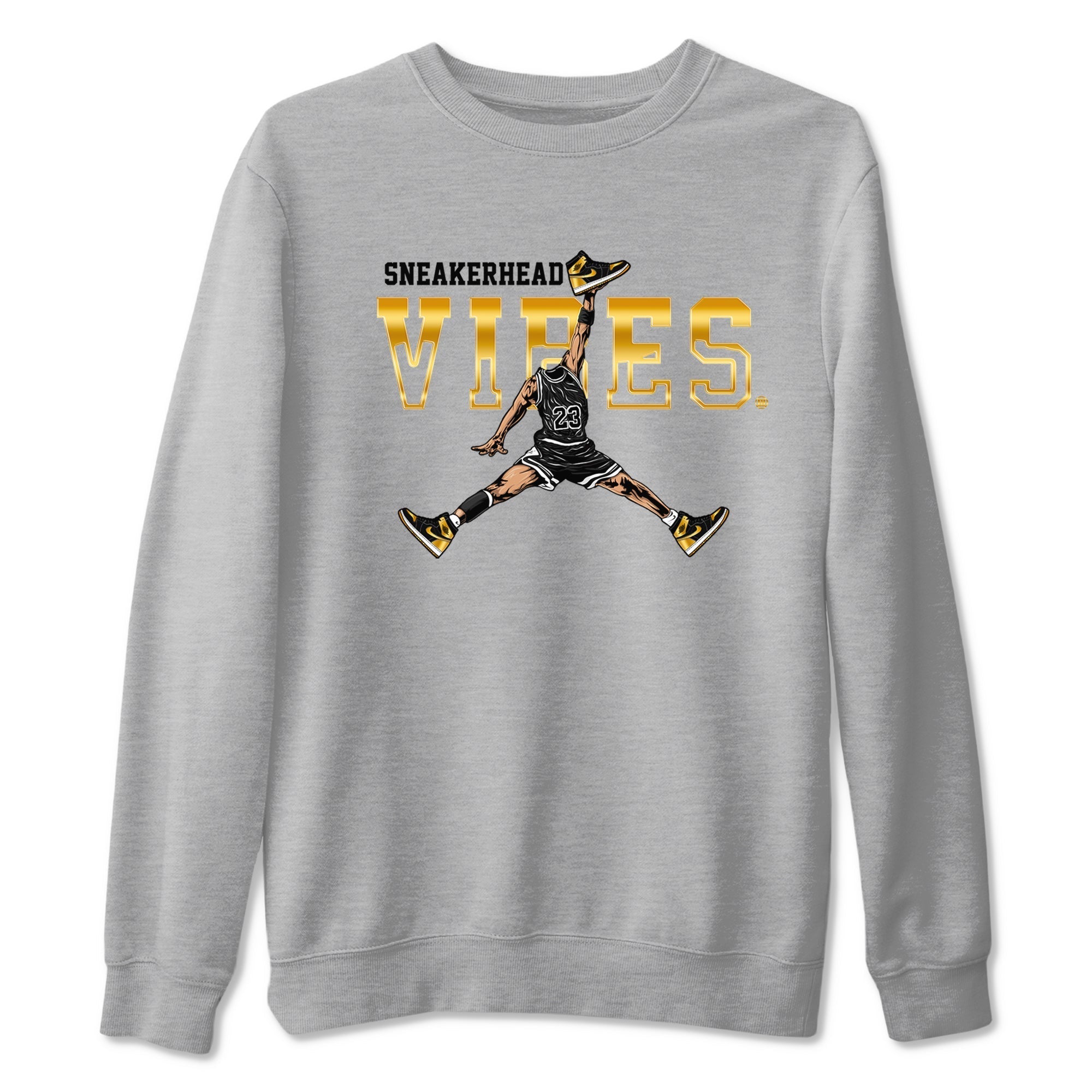 snkmatch Vibes snkmatch Tees - Air Jordan 1 Black Metallic Gold