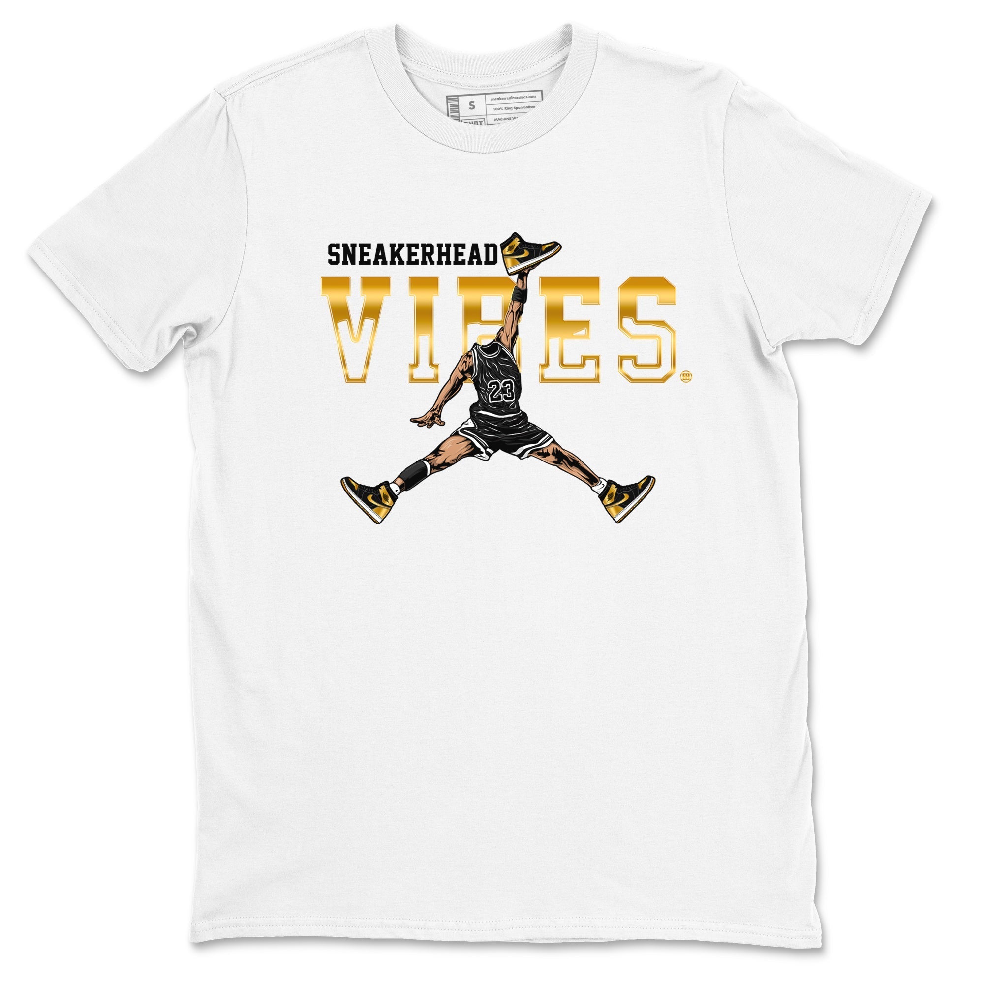 snkmatch Vibes snkmatch Tees - Air Jordan 1 Black Metallic Gold