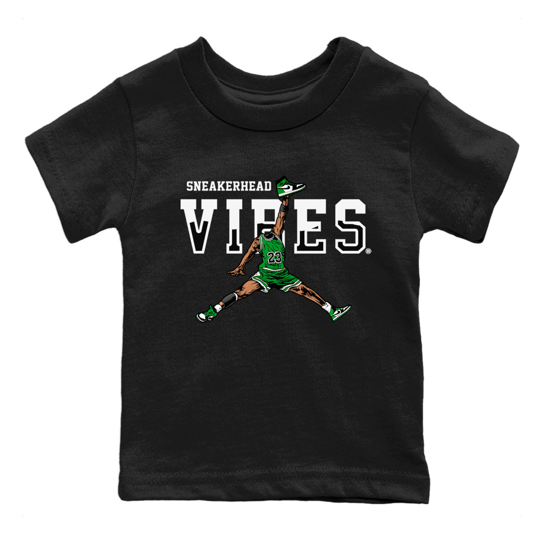 snkmatch Vibes Kids Tops - Air Jordan 1 Celtics