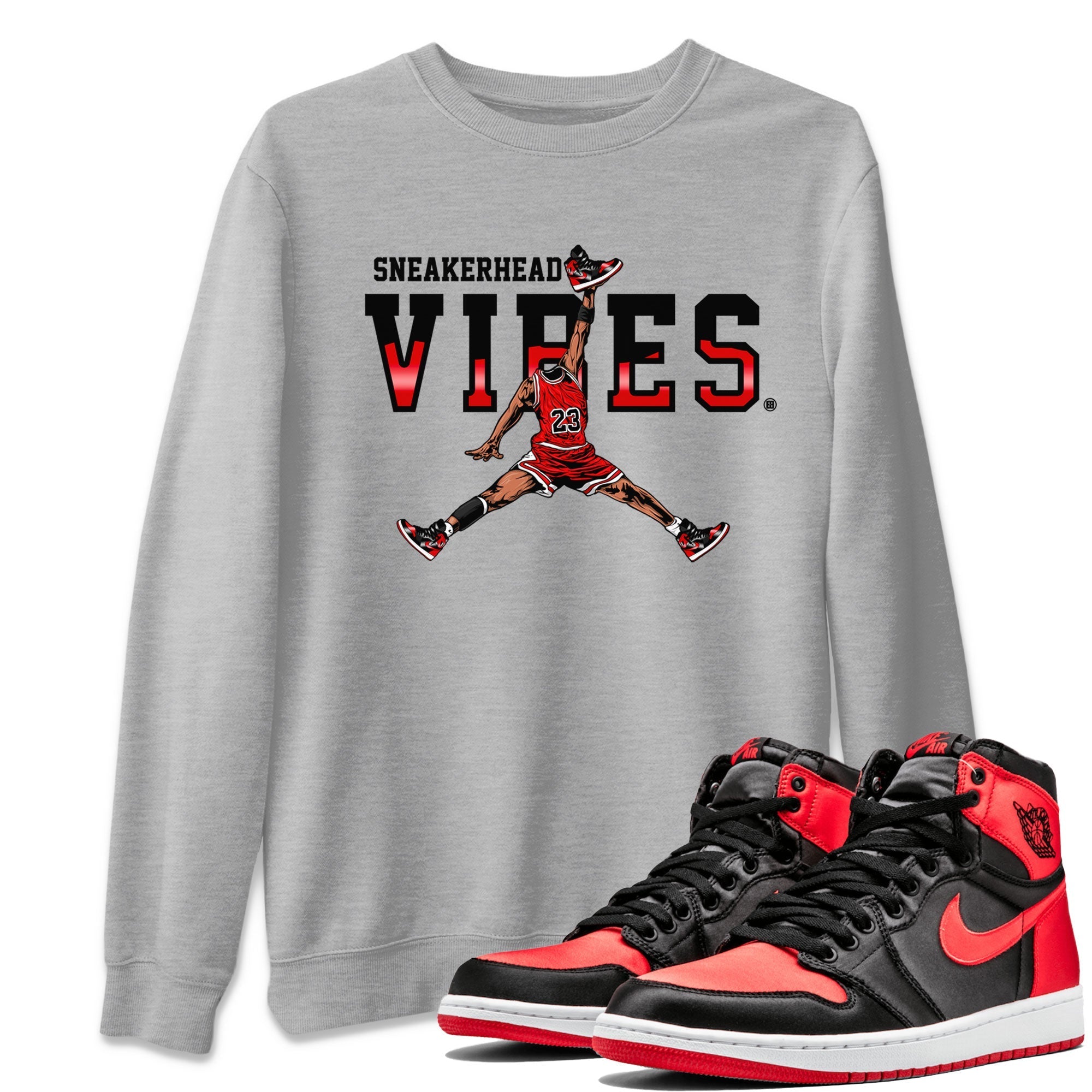snkmatch Vibes snkmatch Tee - Air Jordan 1 Satin Bred