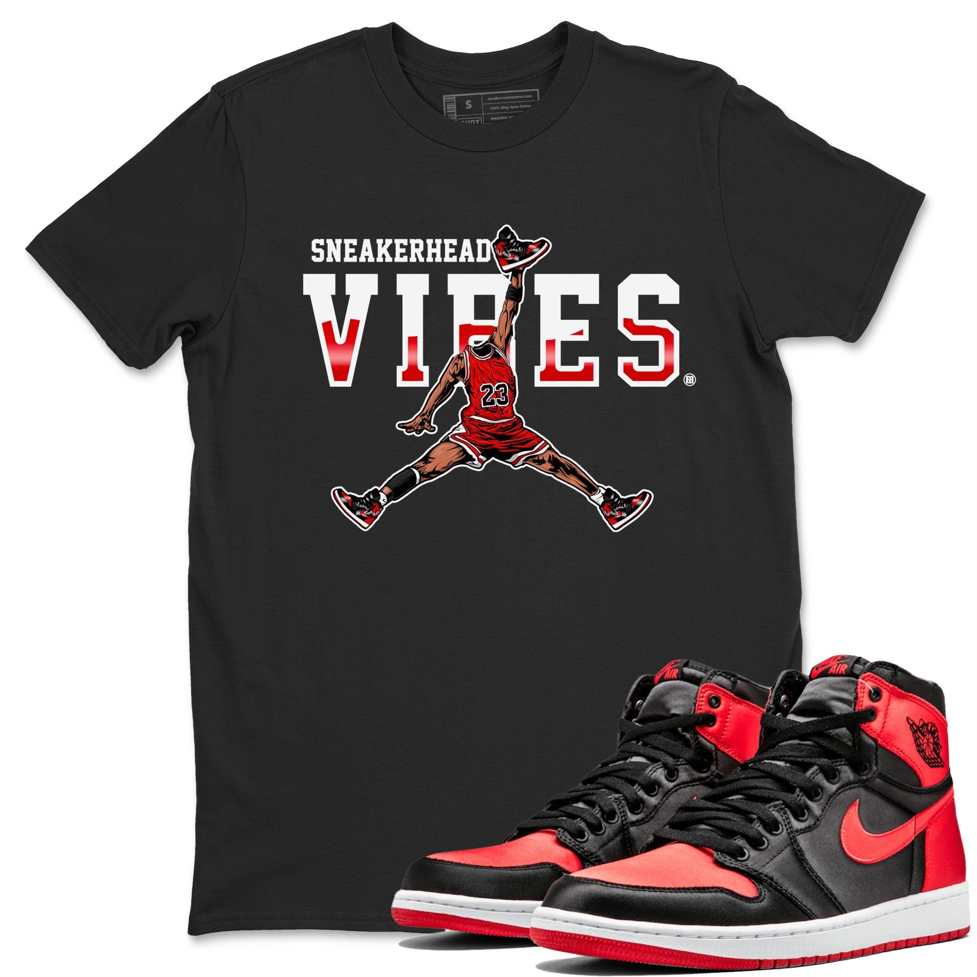 snkmatch Vibes snkmatch Tee - Air Jordan 1 Satin Bred