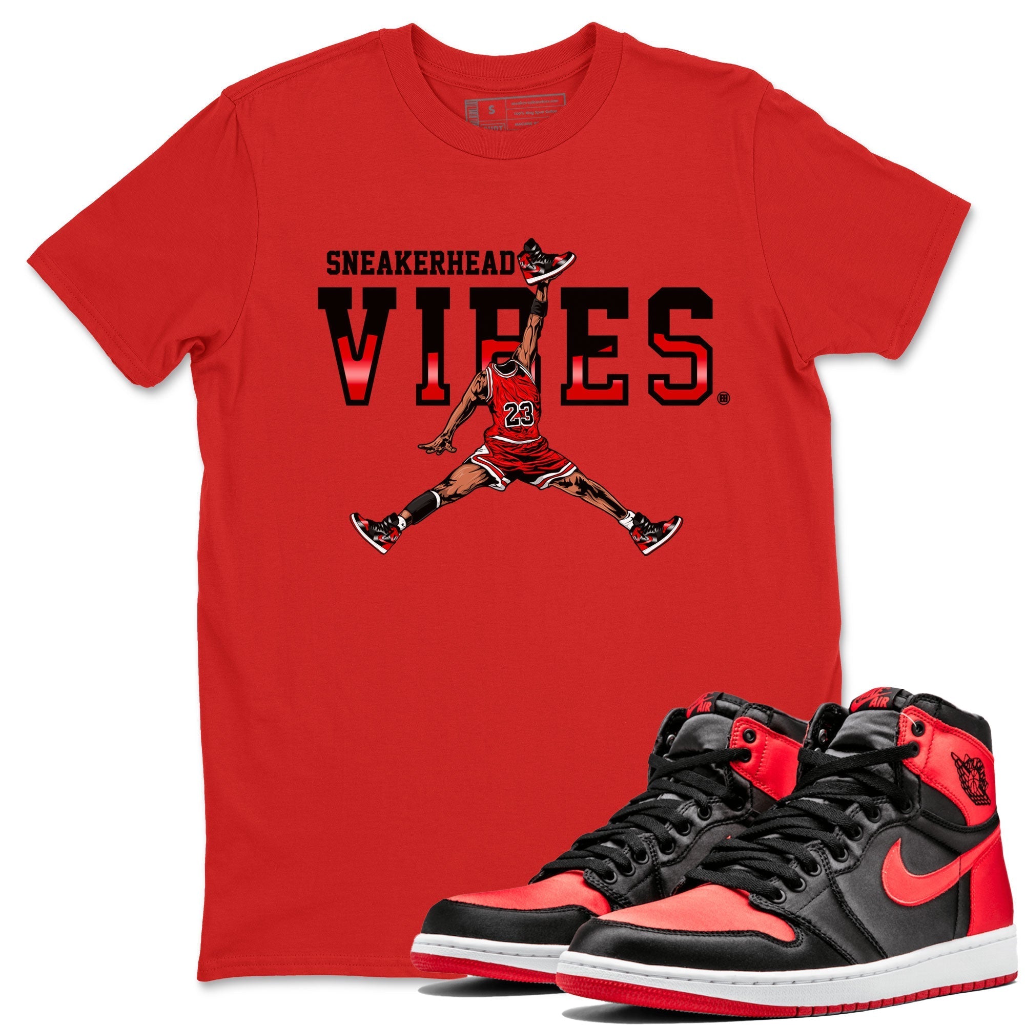 snkmatch Vibes snkmatch Tee - Air Jordan 1 Satin Bred