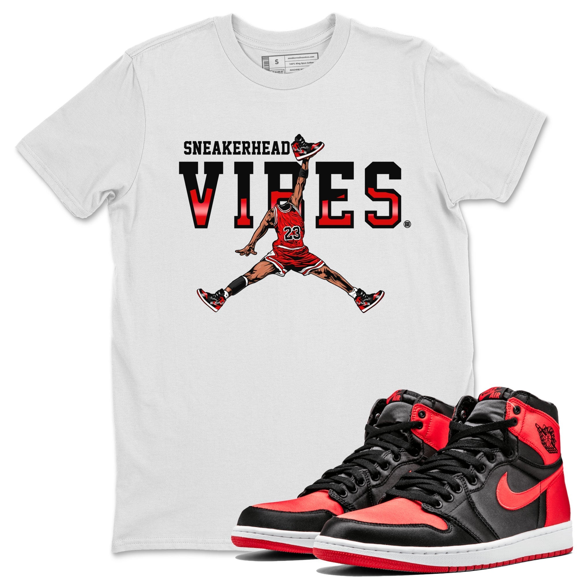 snkmatch Vibes snkmatch Tee - Air Jordan 1 Satin Bred
