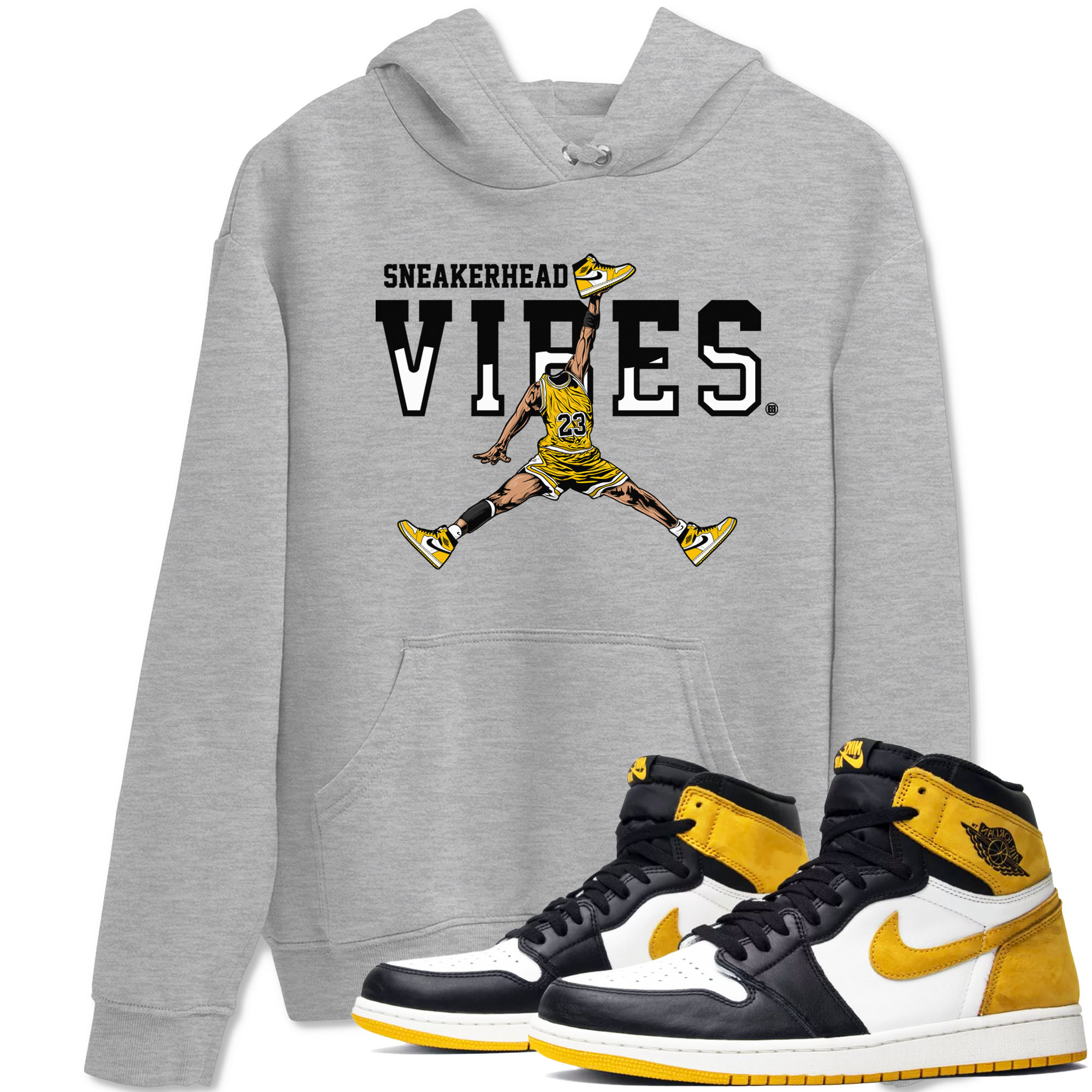 snkmatch Vibes snkmatch Tees - Air Jordan 1 Yellow Ochre