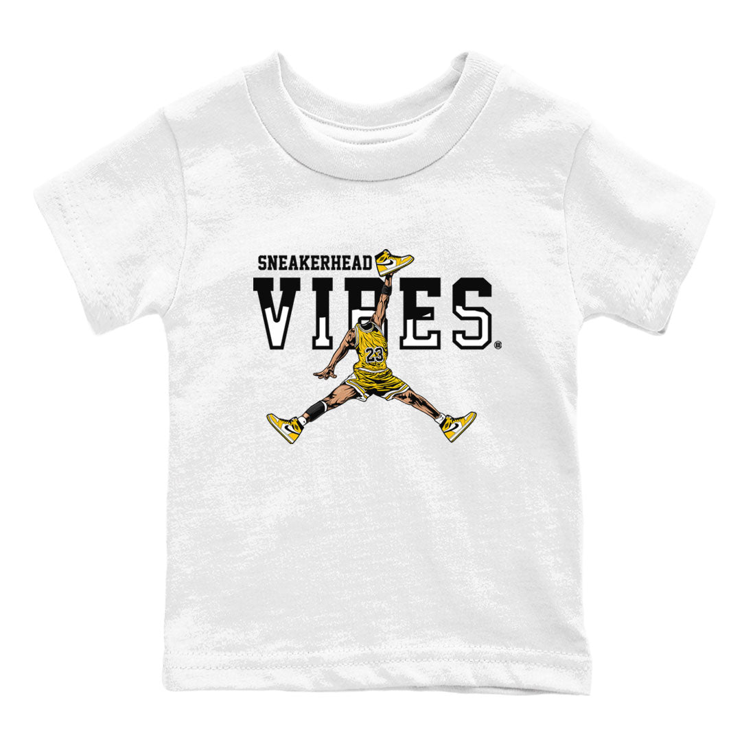 snkmatch Vibes snkmatch Tees Kids - Air Jordan 1 Yellow Ochre