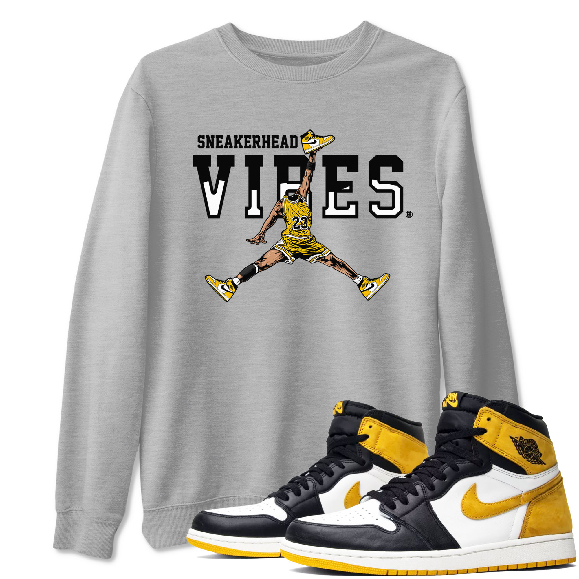 snkmatch Vibes snkmatch Tees - Air Jordan 1 Yellow Ochre