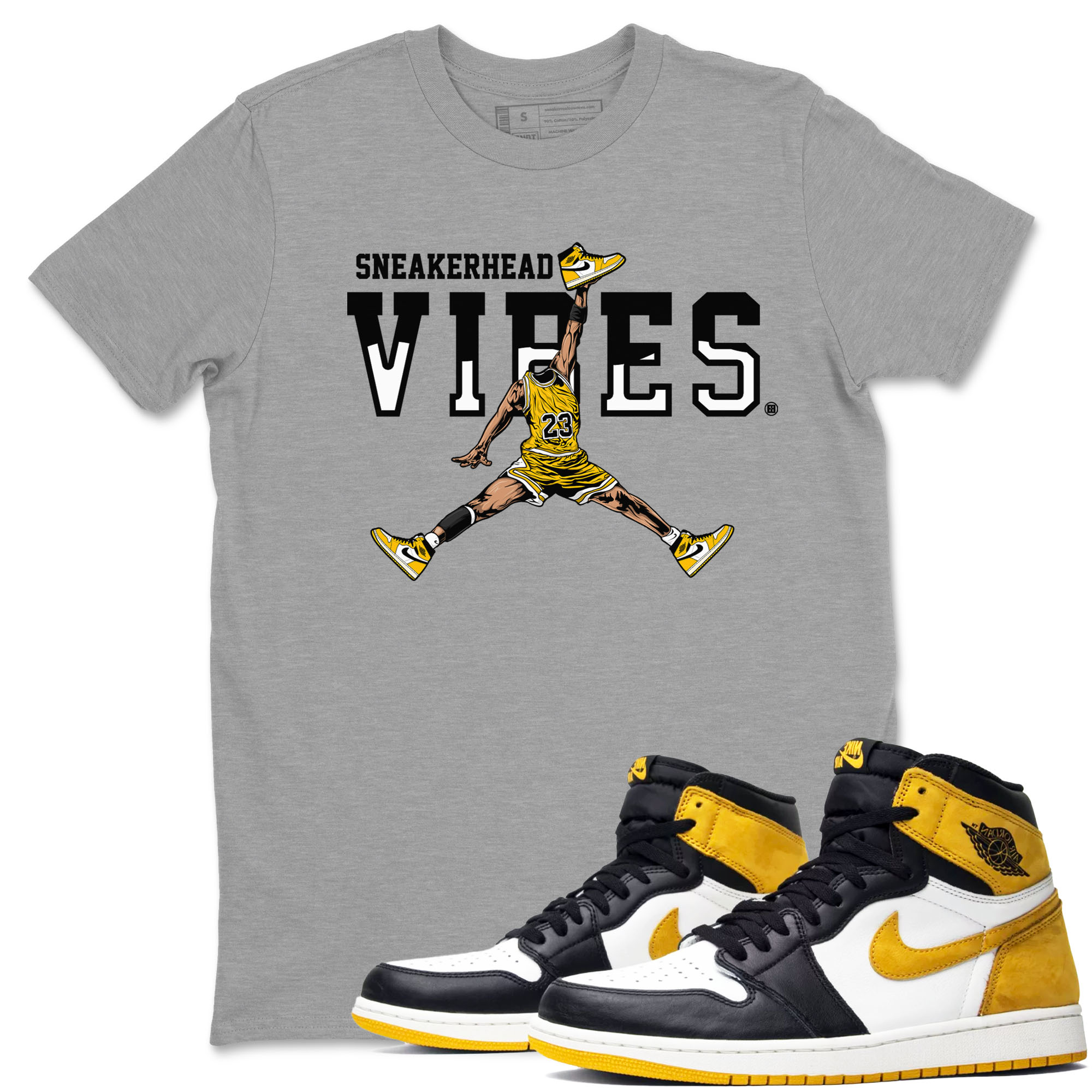 snkmatch Vibes snkmatch Tees - Air Jordan 1 Yellow Ochre