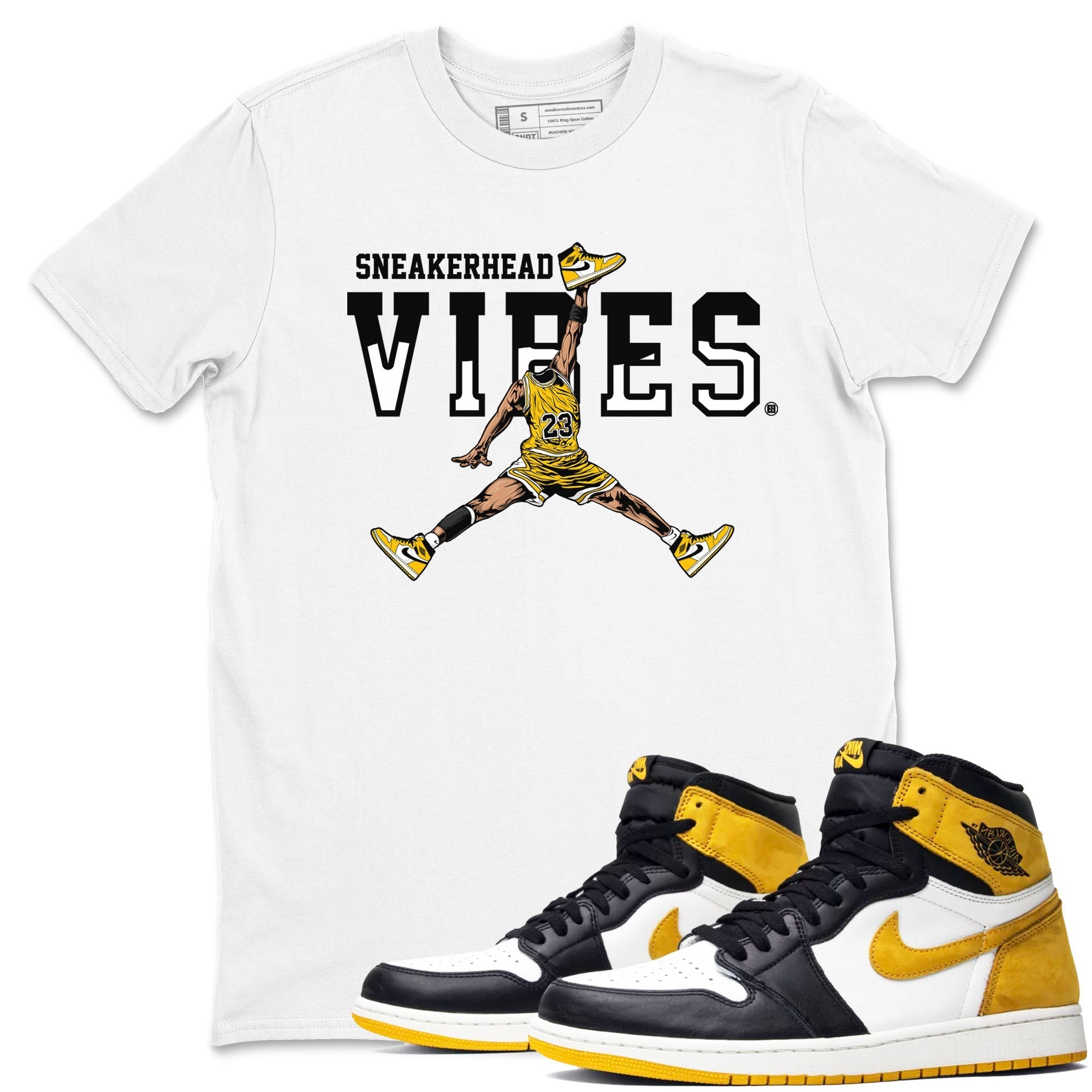 snkmatch Vibes snkmatch Tees - Air Jordan 1 Yellow Ochre