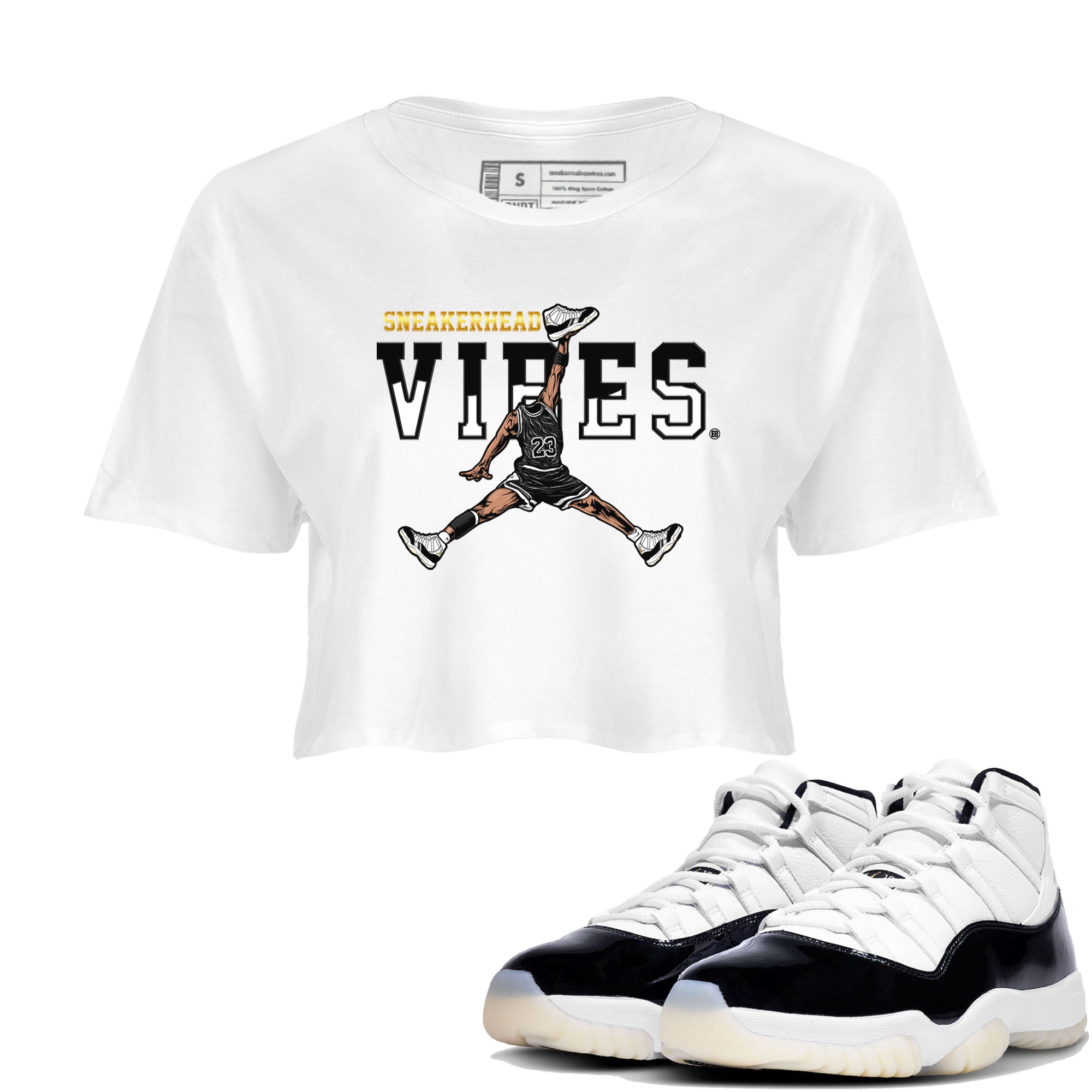 snkmatch Vibes snkmatch Women's Top - Air Jordan 11 Gratitude