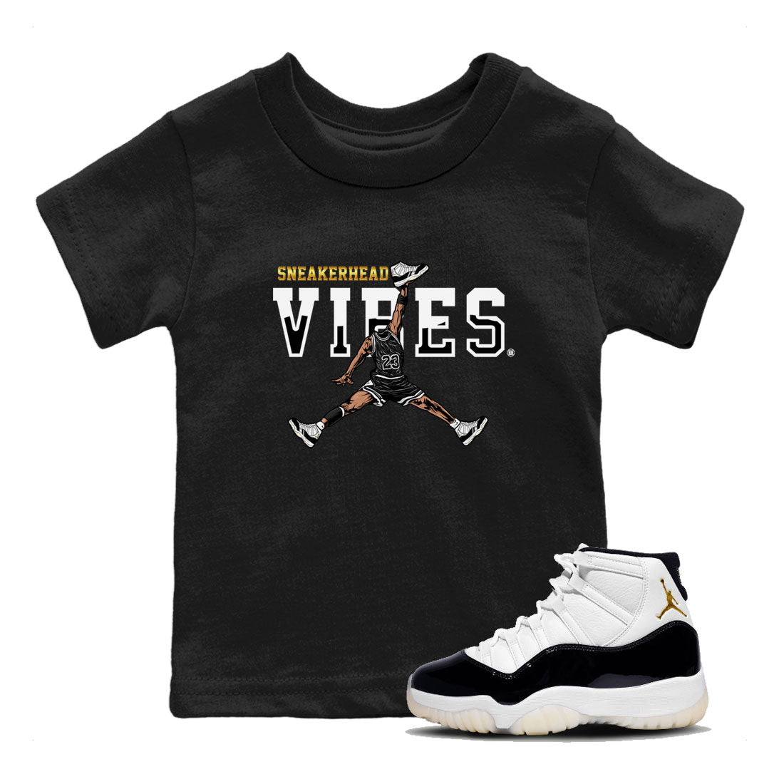 snkmatch Vibes snkmatch Tee Kids - Air Jordan 11 Gratitude
