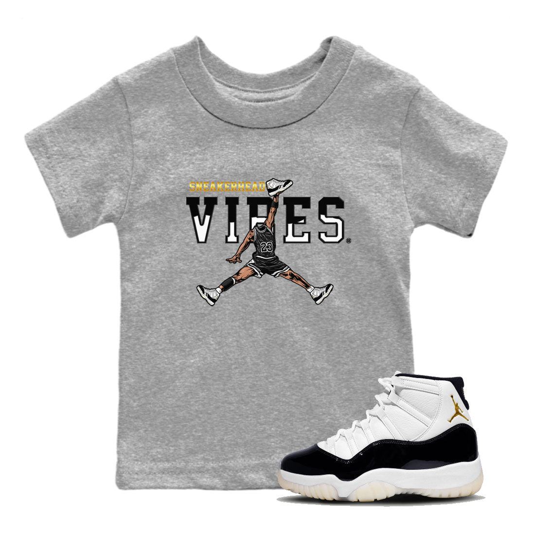 snkmatch Vibes snkmatch Tee Kids - Air Jordan 11 Gratitude