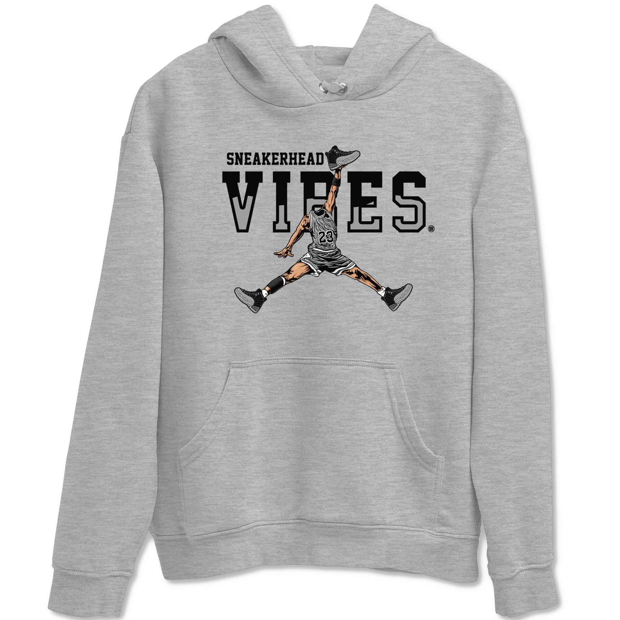 snkmatch Vibes snkmatch Tees - Air Jordan 12 Black Wolf Grey