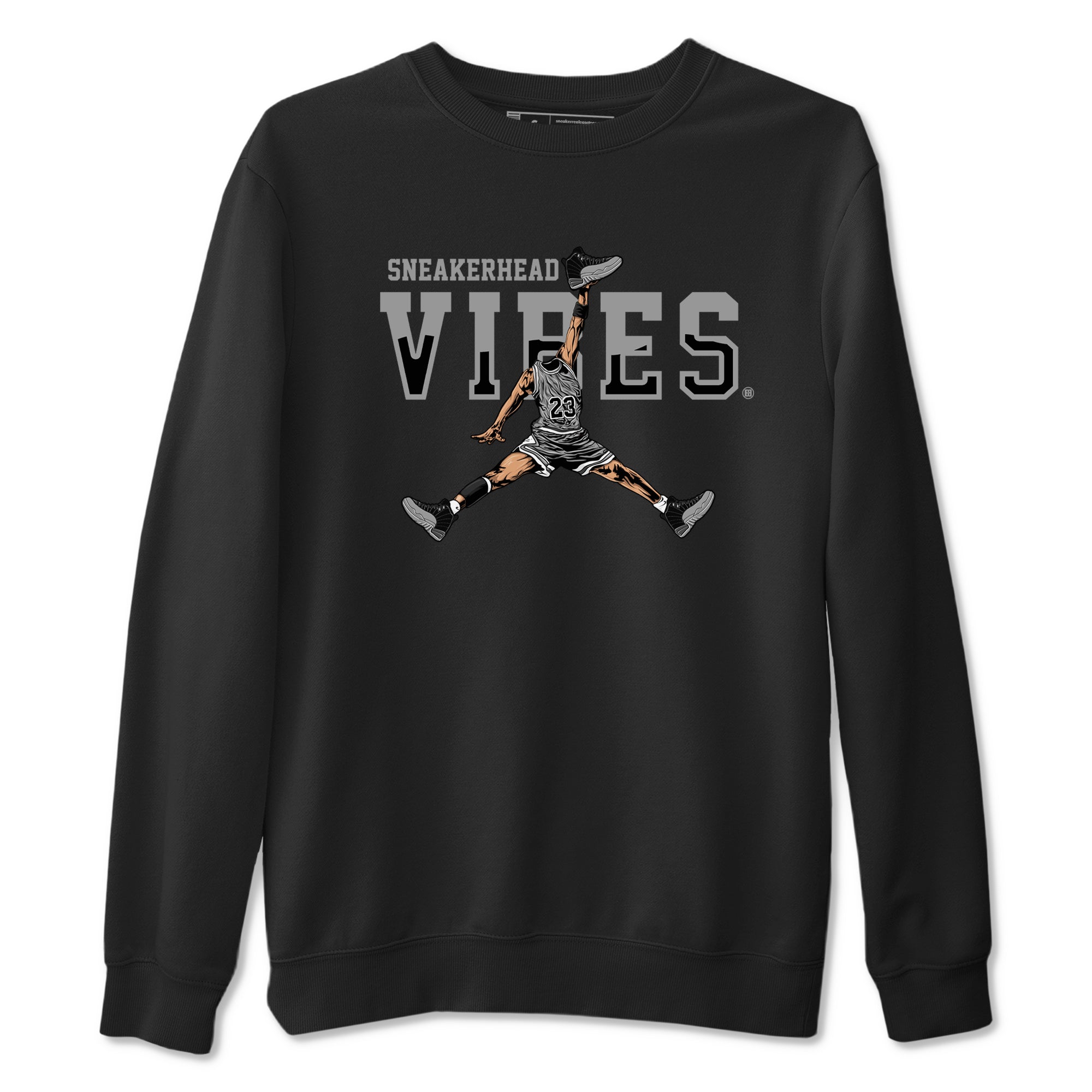 snkmatch Vibes snkmatch Tees - Air Jordan 12 Black Wolf Grey