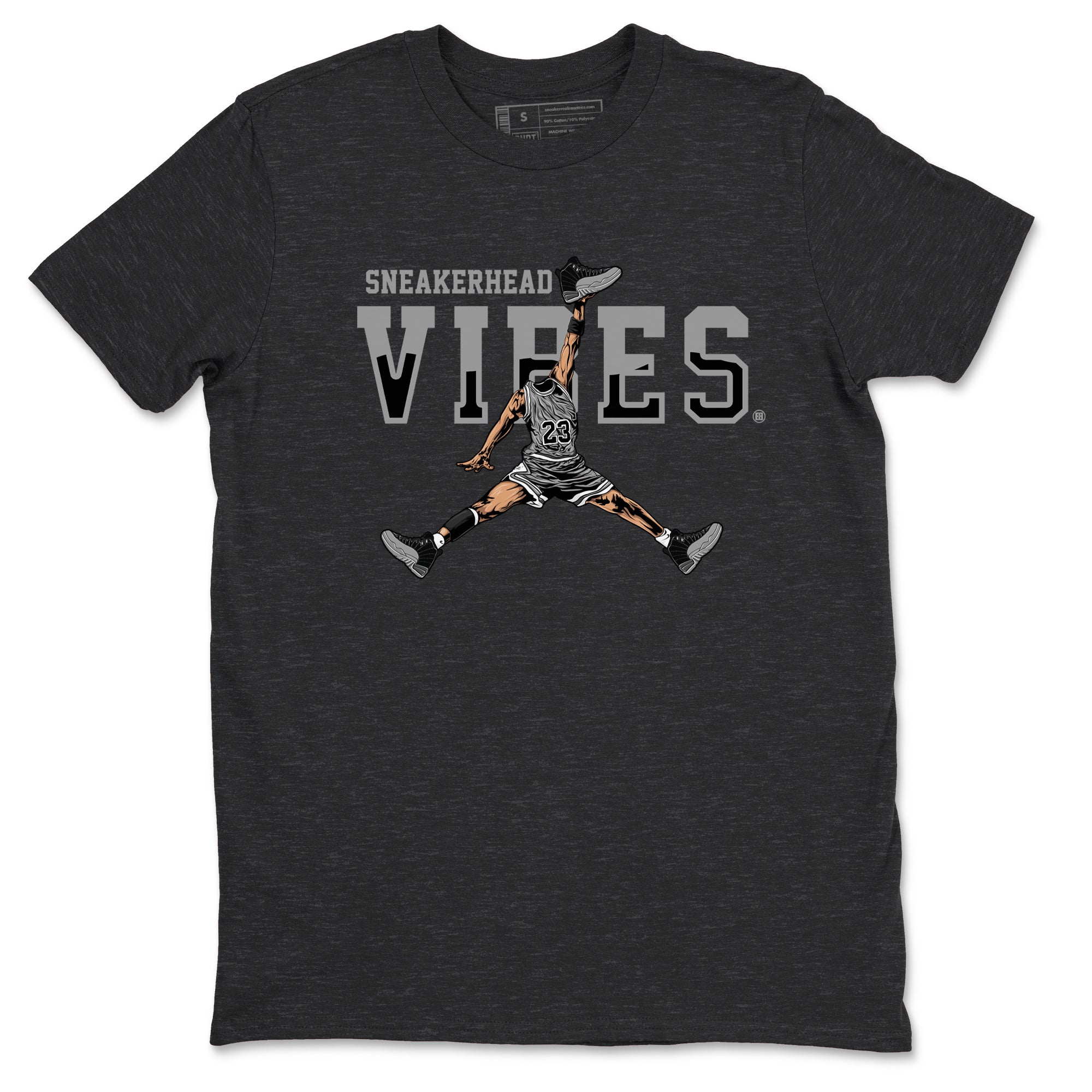 snkmatch Vibes snkmatch Tees - Air Jordan 12 Black Wolf Grey