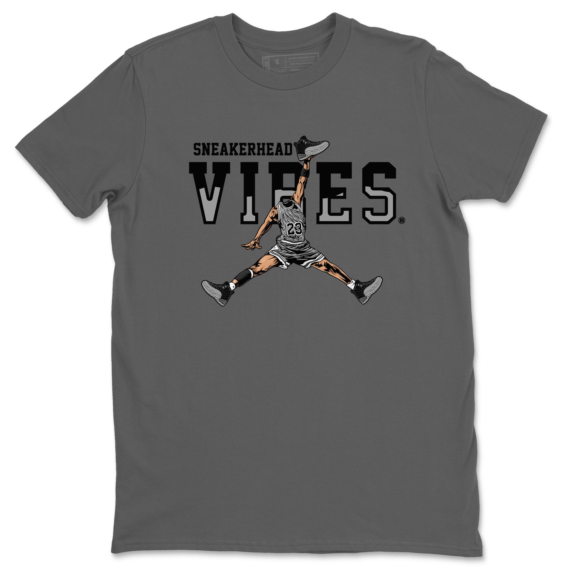 snkmatch Vibes snkmatch Tees - Air Jordan 12 Black Wolf Grey