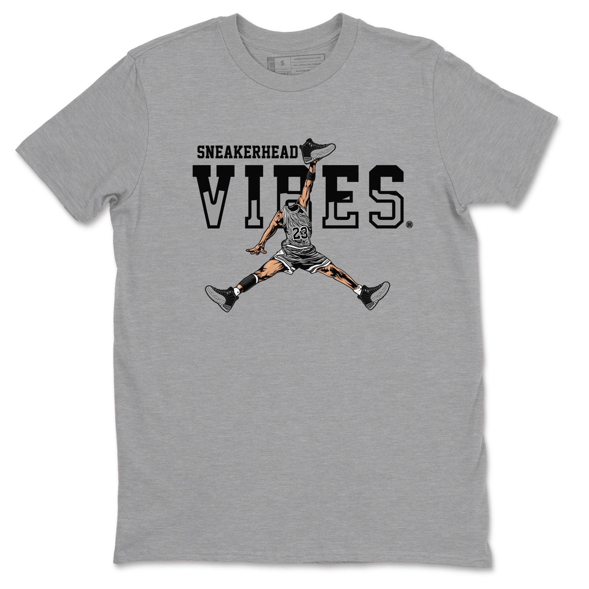 snkmatch Vibes snkmatch Tees - Air Jordan 12 Black Wolf Grey