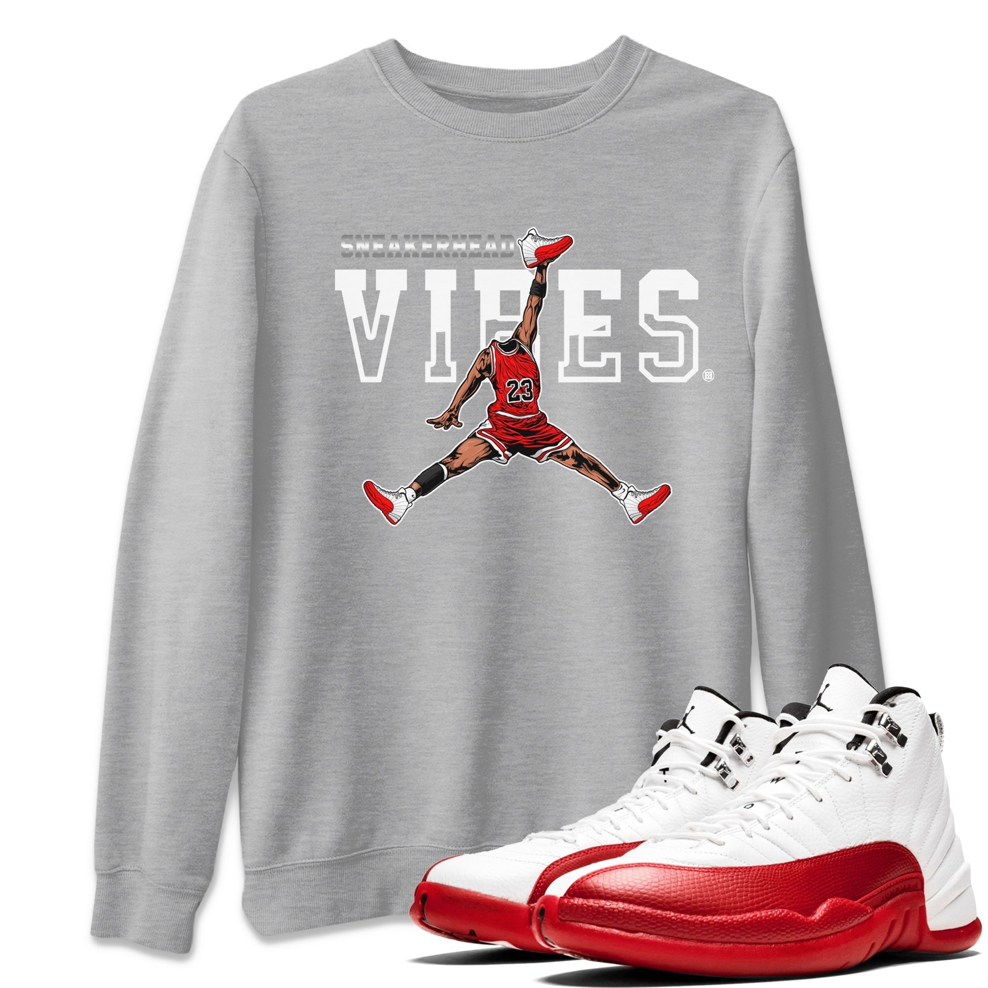 snkmatch Vibes Unisex Tops - Air Jordan 12 Cherry