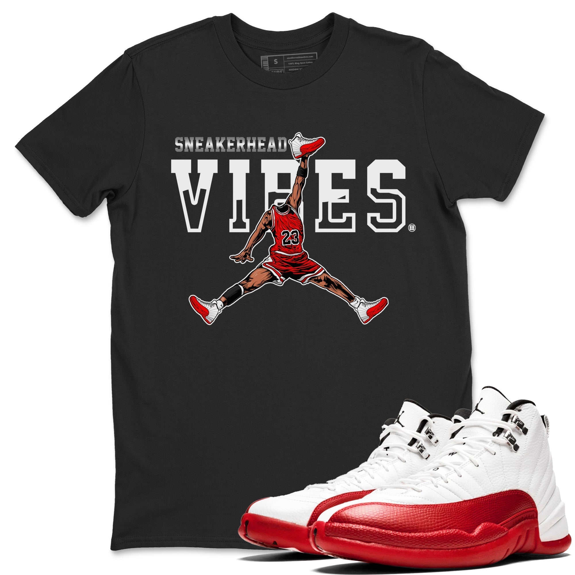 snkmatch Vibes Unisex Tops - Air Jordan 12 Cherry