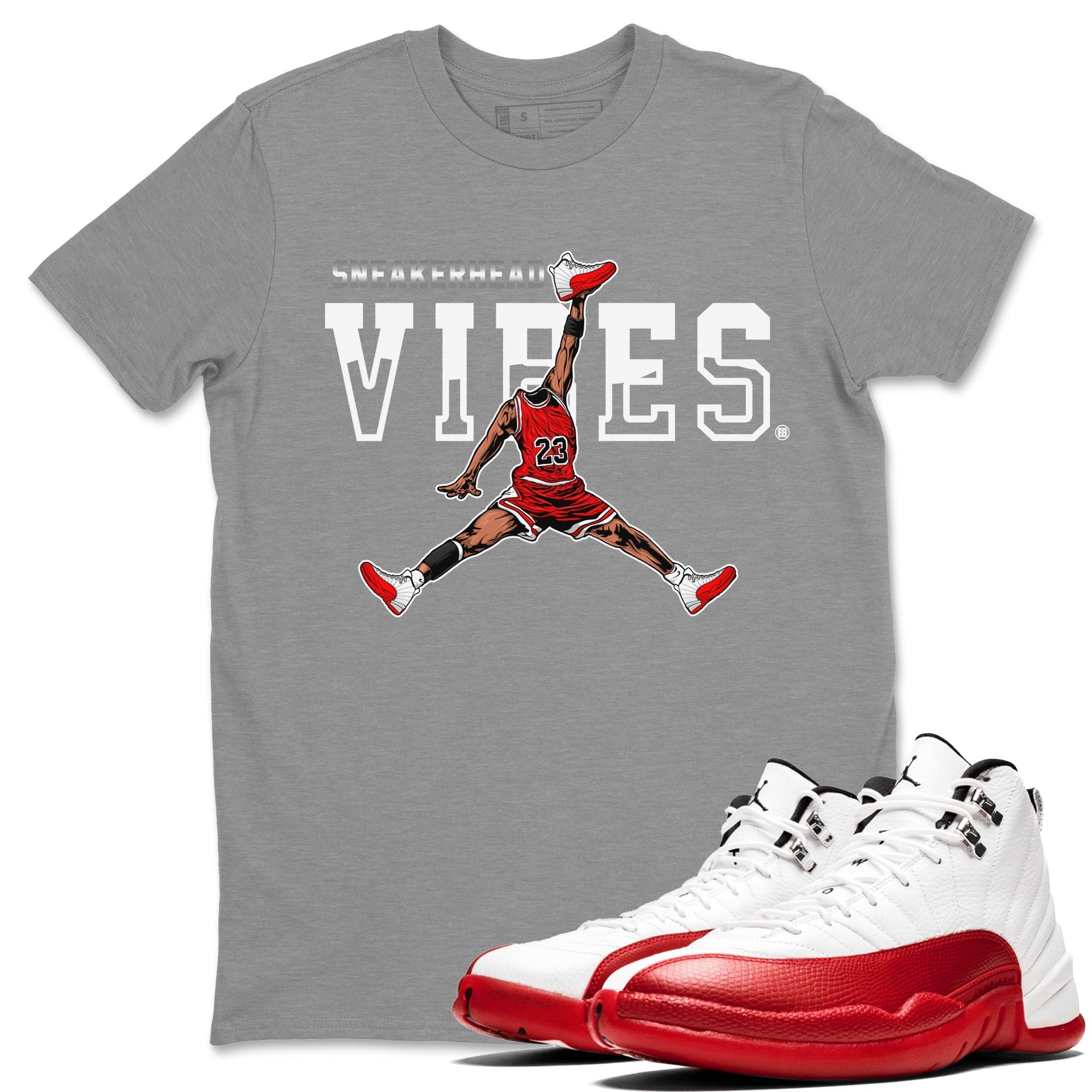 snkmatch Vibes Unisex Tops - Air Jordan 12 Cherry