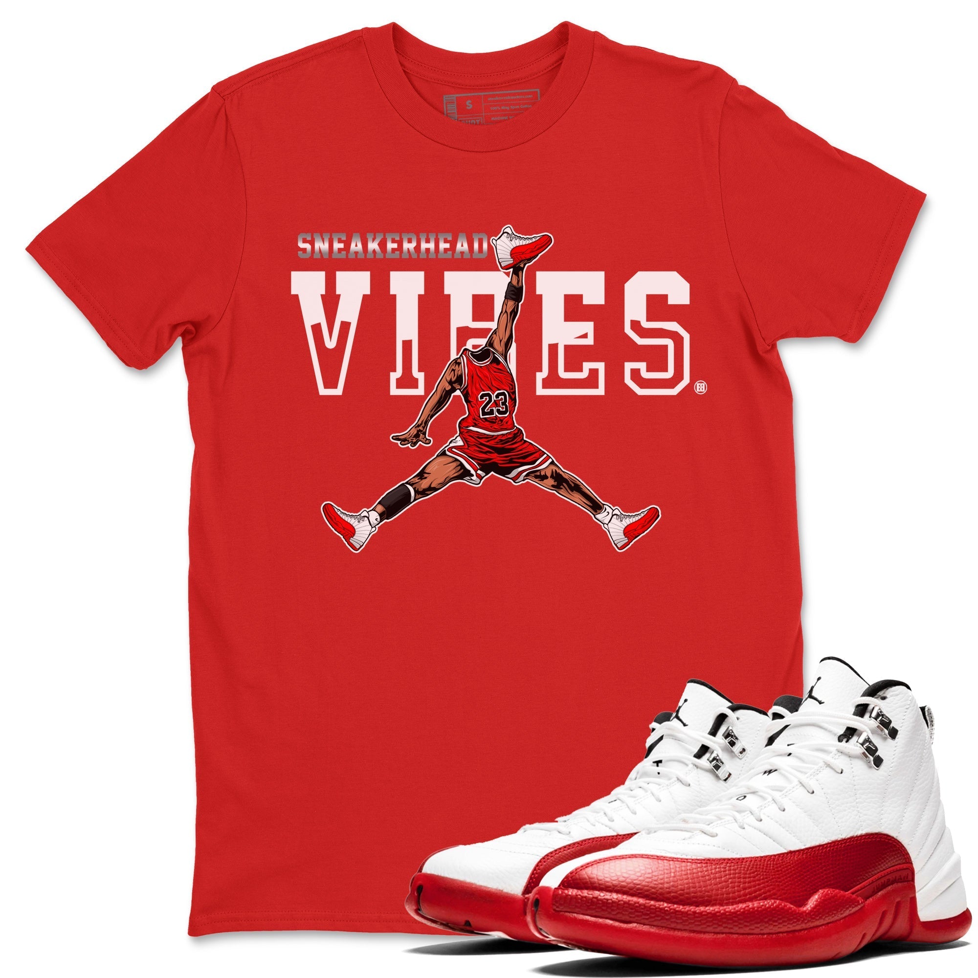 snkmatch Vibes Unisex Tops - Air Jordan 12 Cherry