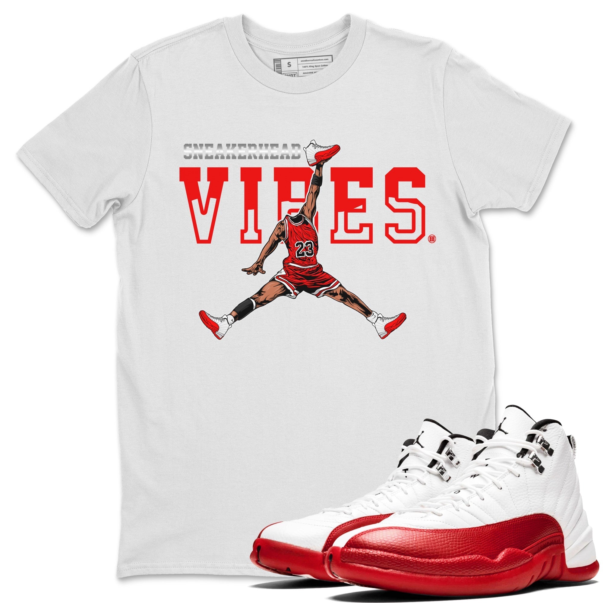 snkmatch Vibes Unisex Tops - Air Jordan 12 Cherry