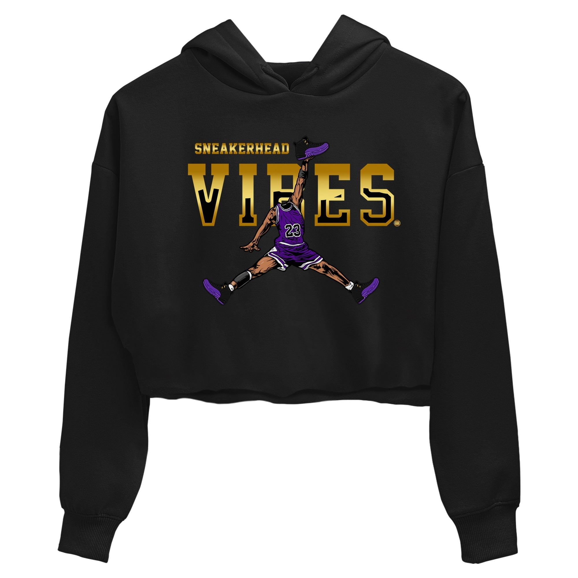 snkmatch Vibes Women's Tops - Air Jordan 12 Field Purple