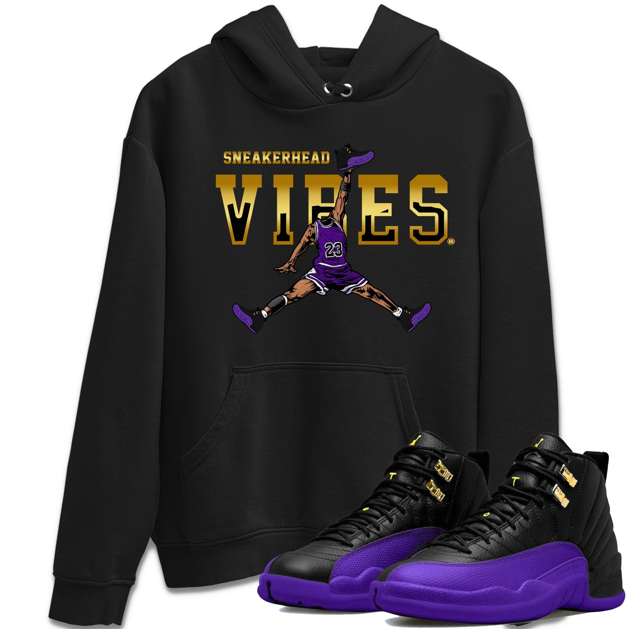 snkmatch Vibes Unisex Tops - Air Jordan 12 Field Purple