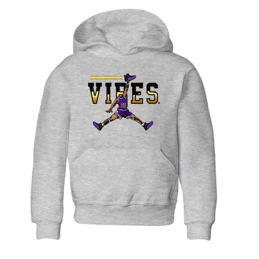 snkmatch Vibes Kids Tops - Air Jordan 12 Field Purple