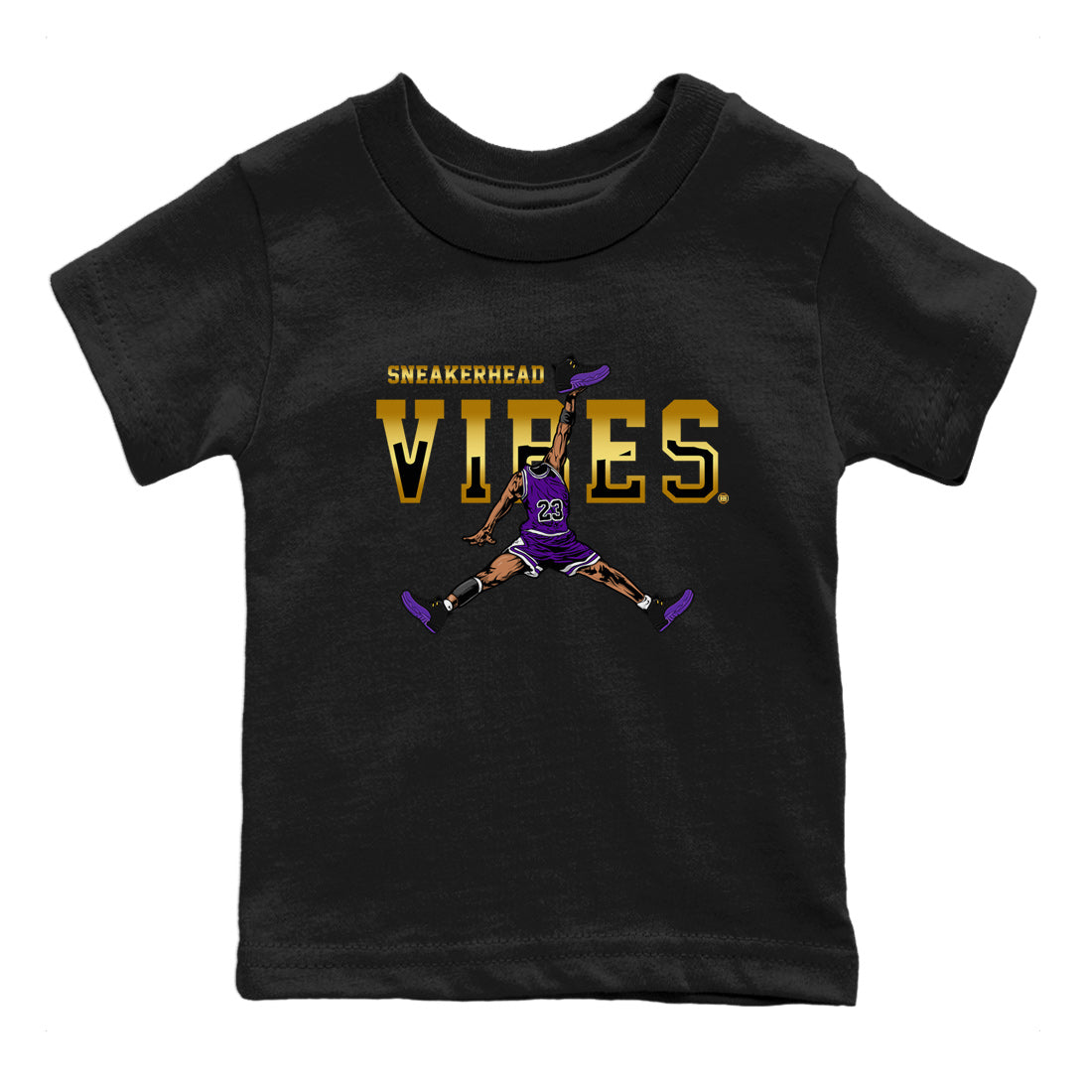 snkmatch Vibes Kids Tops - Air Jordan 12 Field Purple