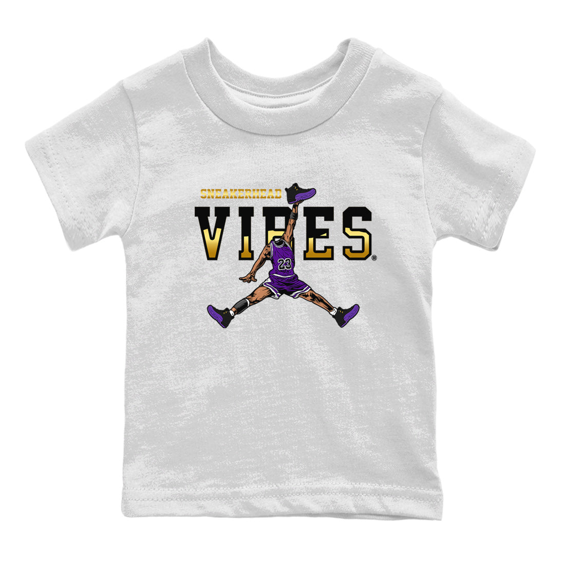 snkmatch Vibes Kids Tops - Air Jordan 12 Field Purple