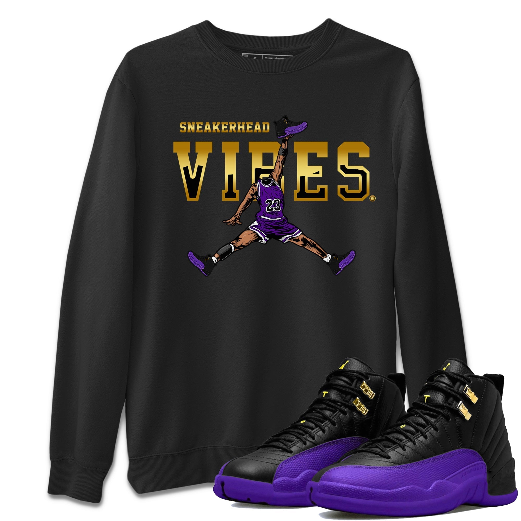 snkmatch Vibes Unisex Tops - Air Jordan 12 Field Purple