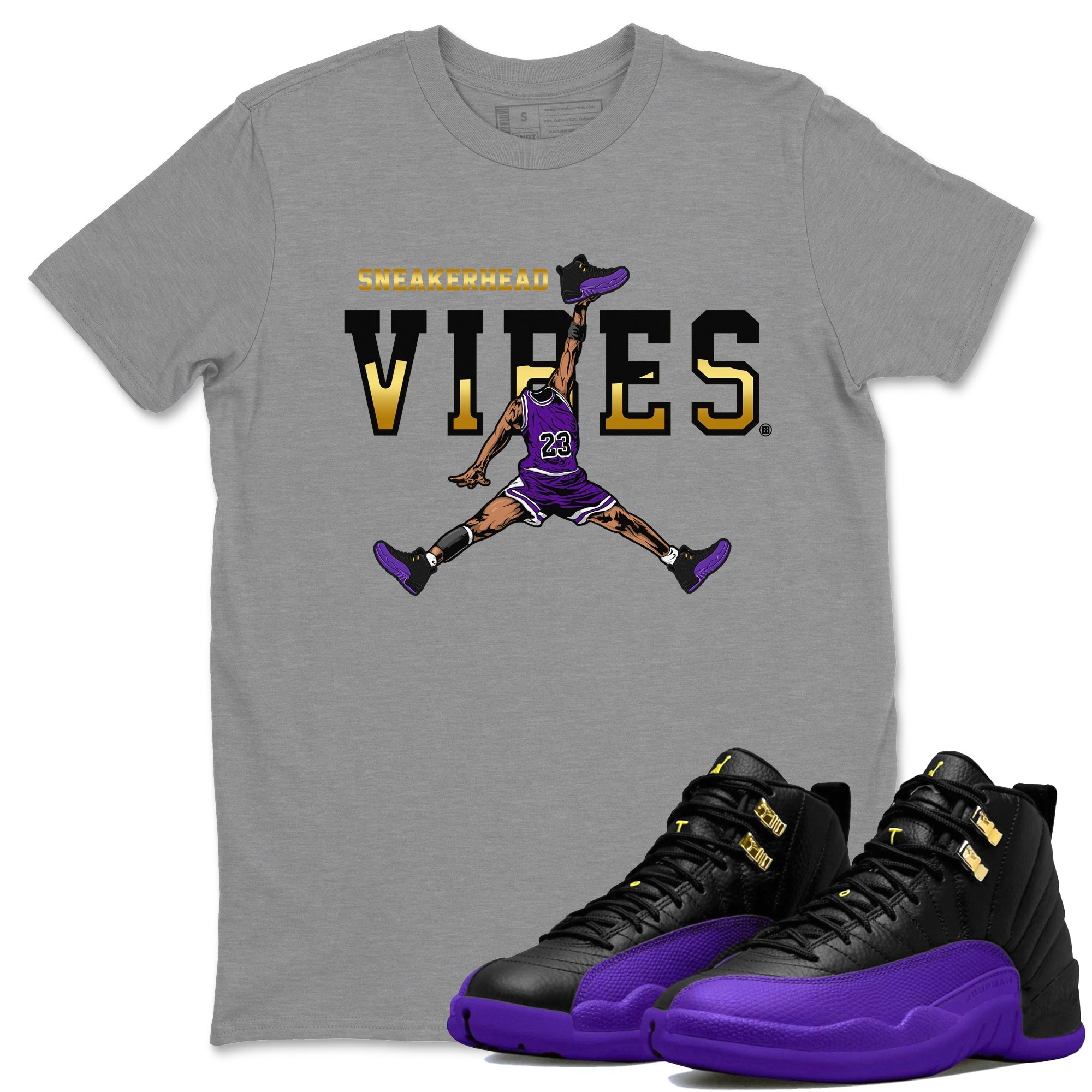 snkmatch Vibes Unisex Tops - Air Jordan 12 Field Purple