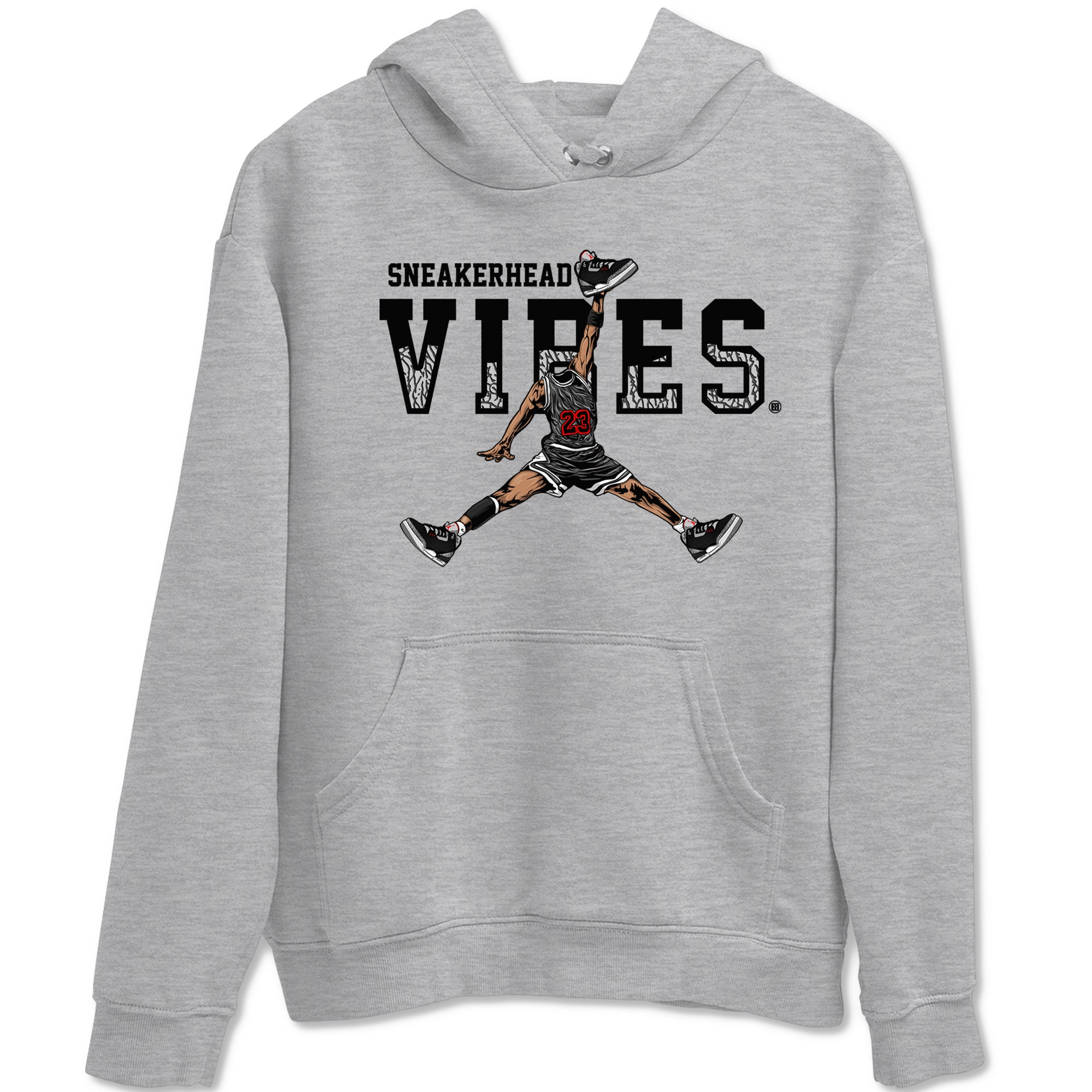snkmatch Vibes snkmatch Tees - Air Jordan 3 Black Cement