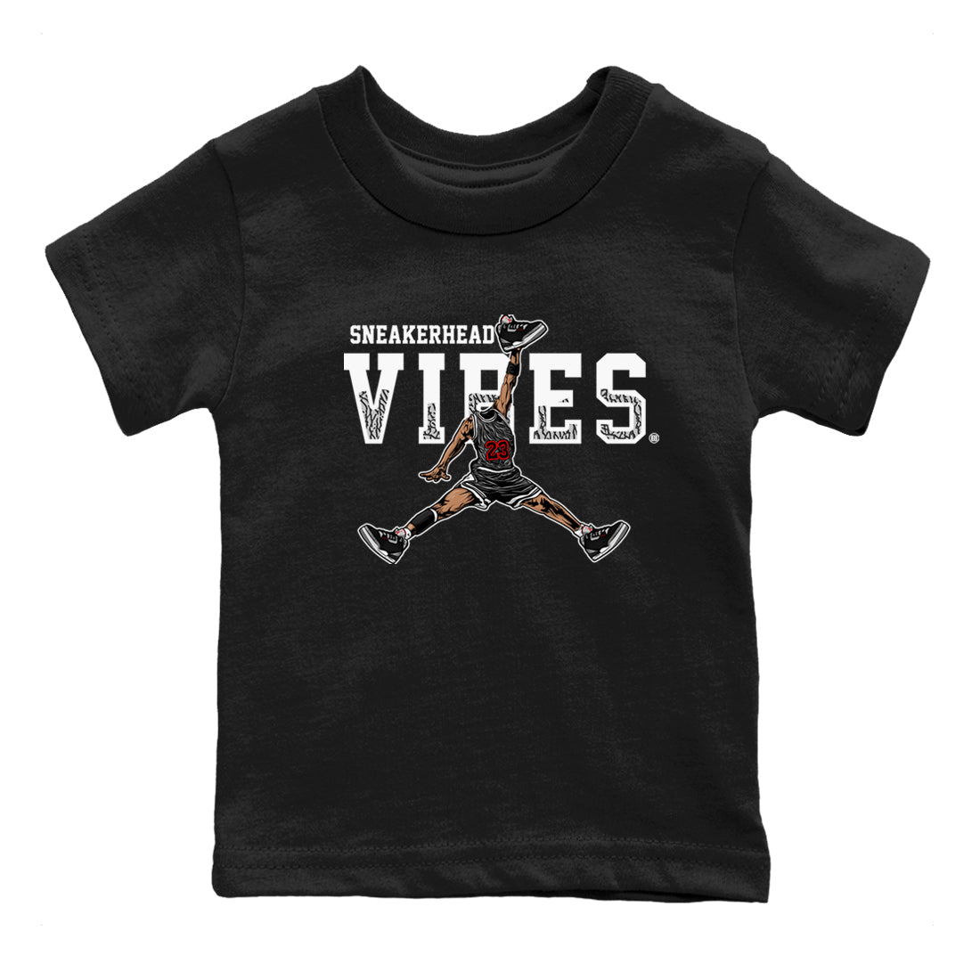 snkmatch Vibes snkmatch Tees Kids - Air Jordan 3 Black Cement